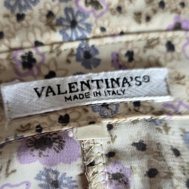 Vintage Floral Ruffle Blouse Ruffled by VALENTINAS Vintage Floral Ruffle Blouse Ruffled by VALENTINAS - Image 7