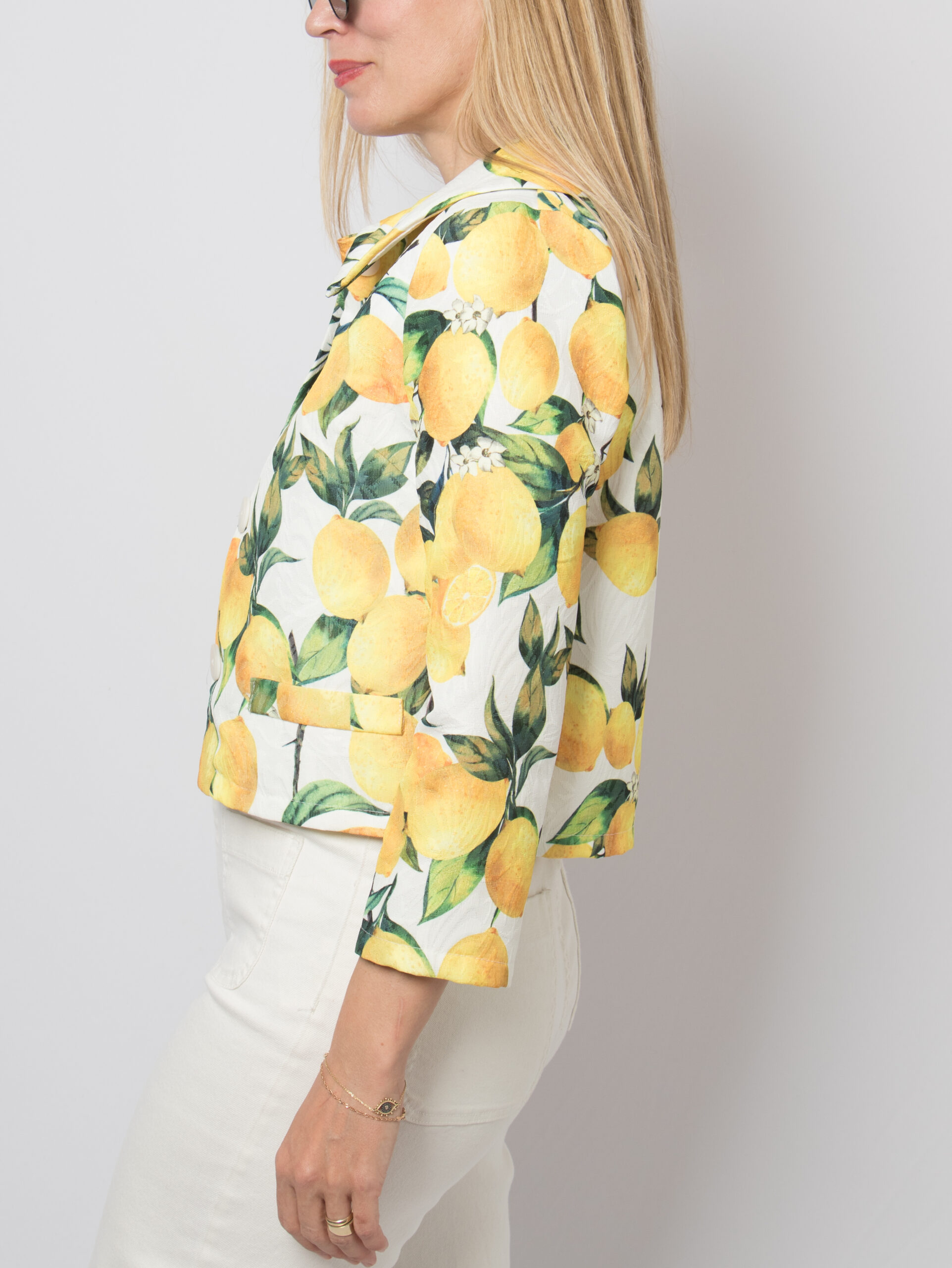 Vintage Lemon Jacket Cropped Vintage Lemon Jacket Cropped - Image 3