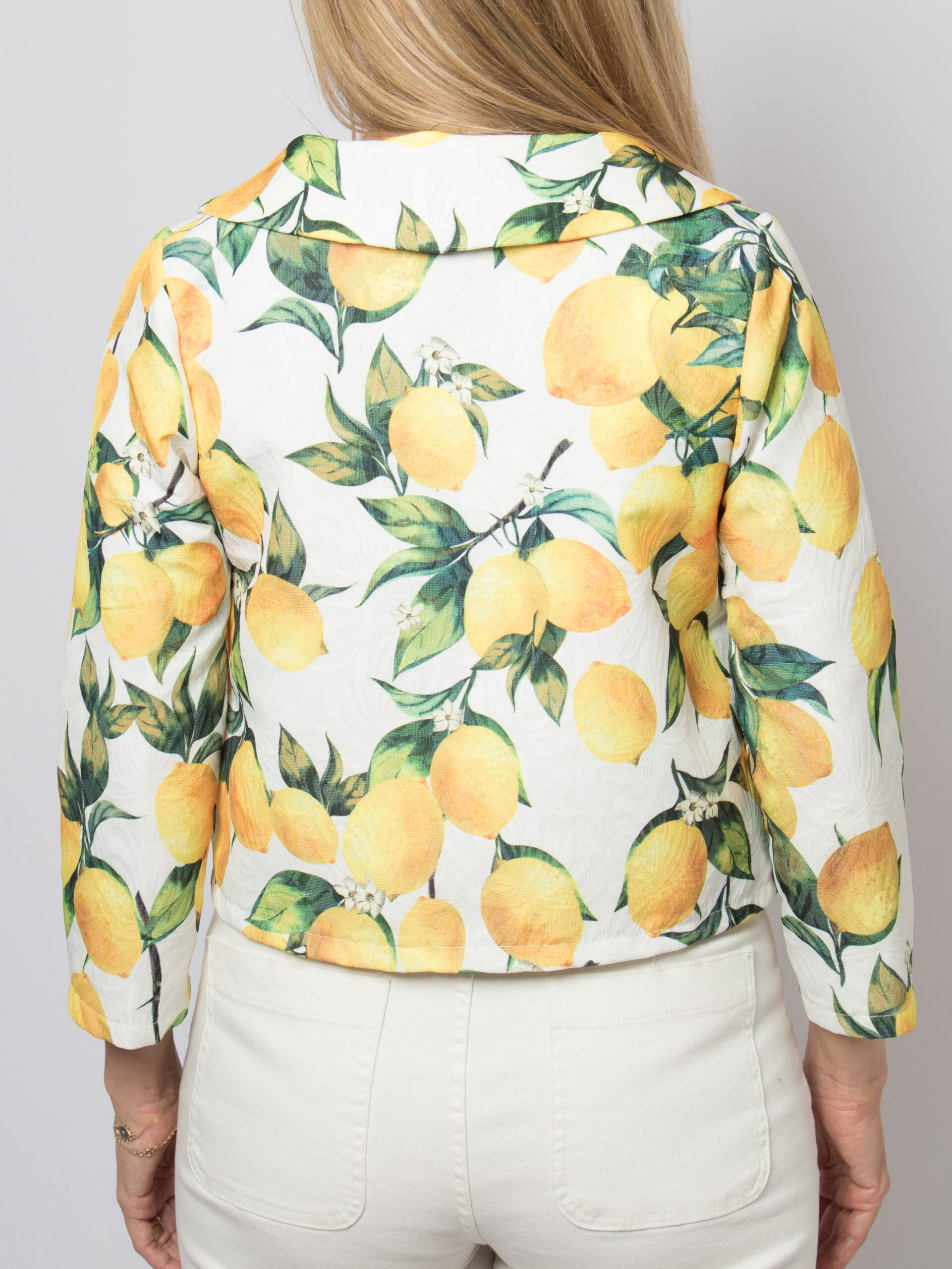 Vintage Lemon Jacket Cropped Vintage Lemon Jacket Cropped - Image 4