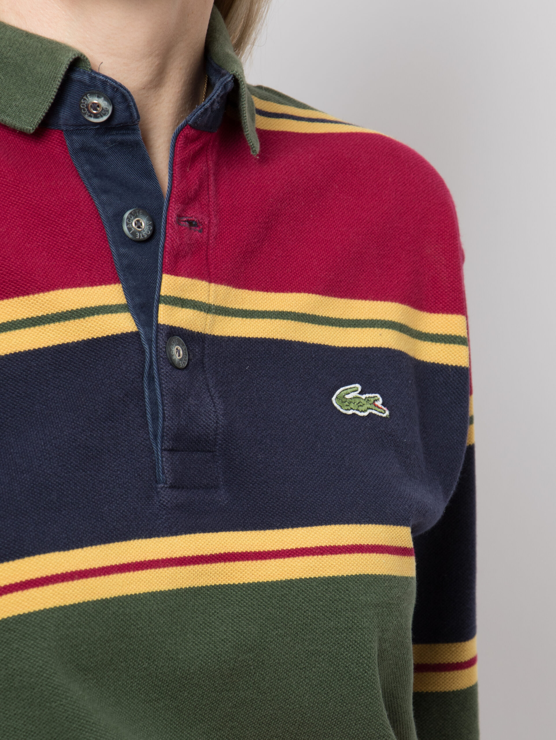 90s Lacoste Rugby Shirt 90s Lacoste Rugby Shirt - Image 2