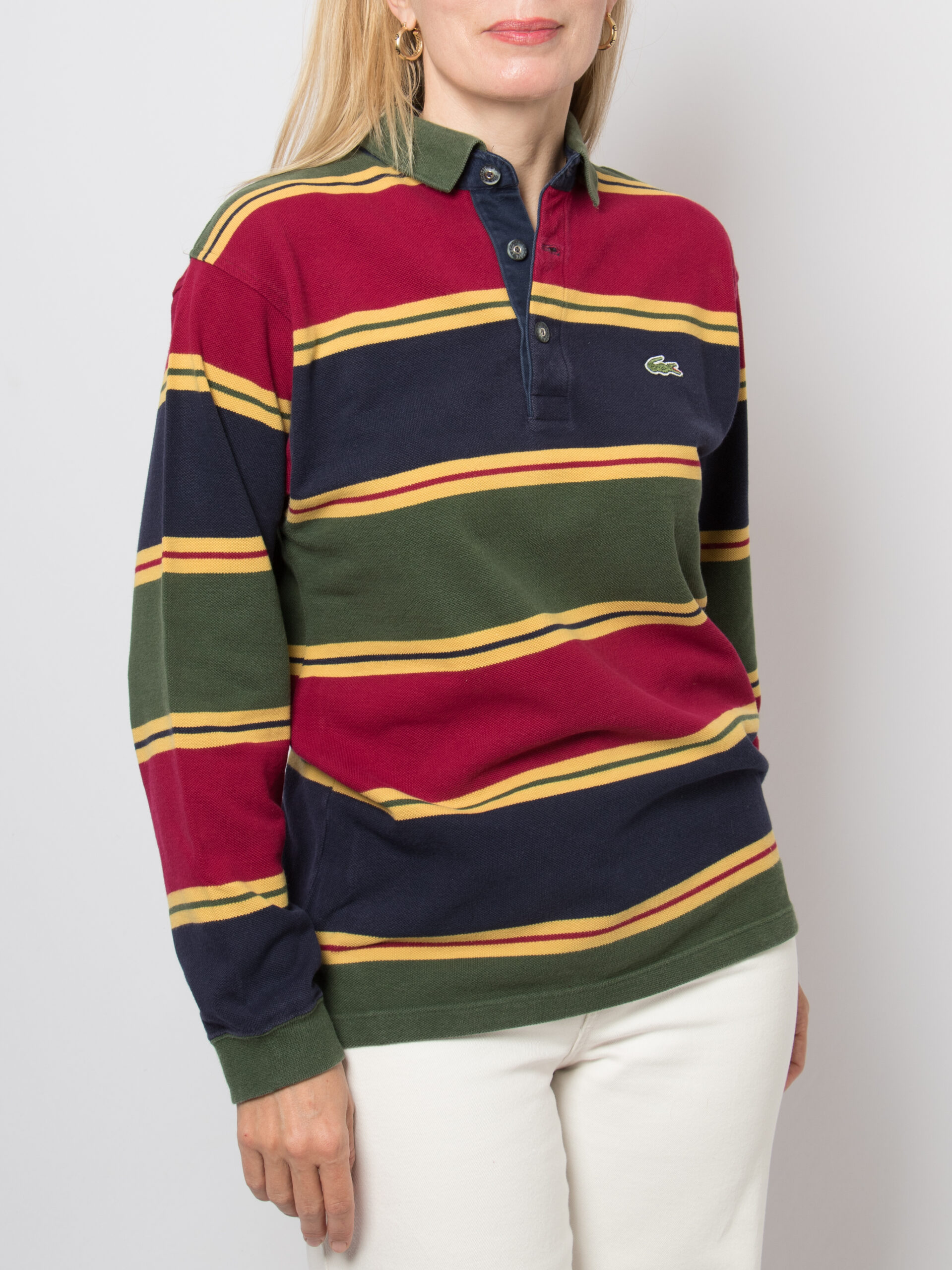 90s Lacoste Rugby Shirt 90s Lacoste Rugby Shirt - Image 3