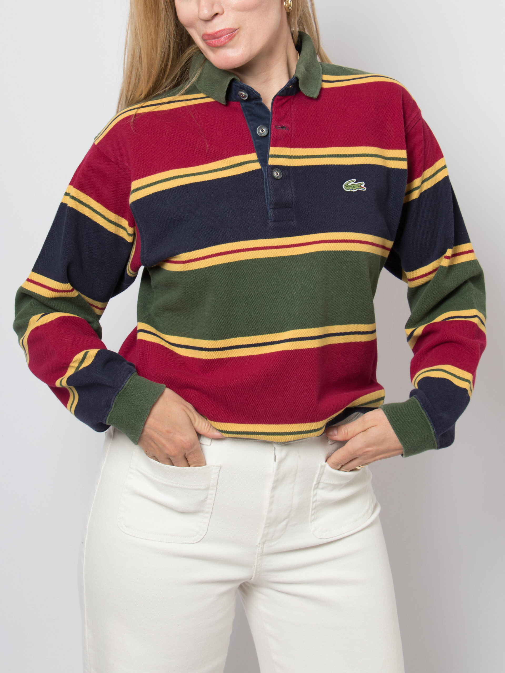90s Lacoste Rugby Shirt 90s Lacoste Rugby Shirt - Image 5