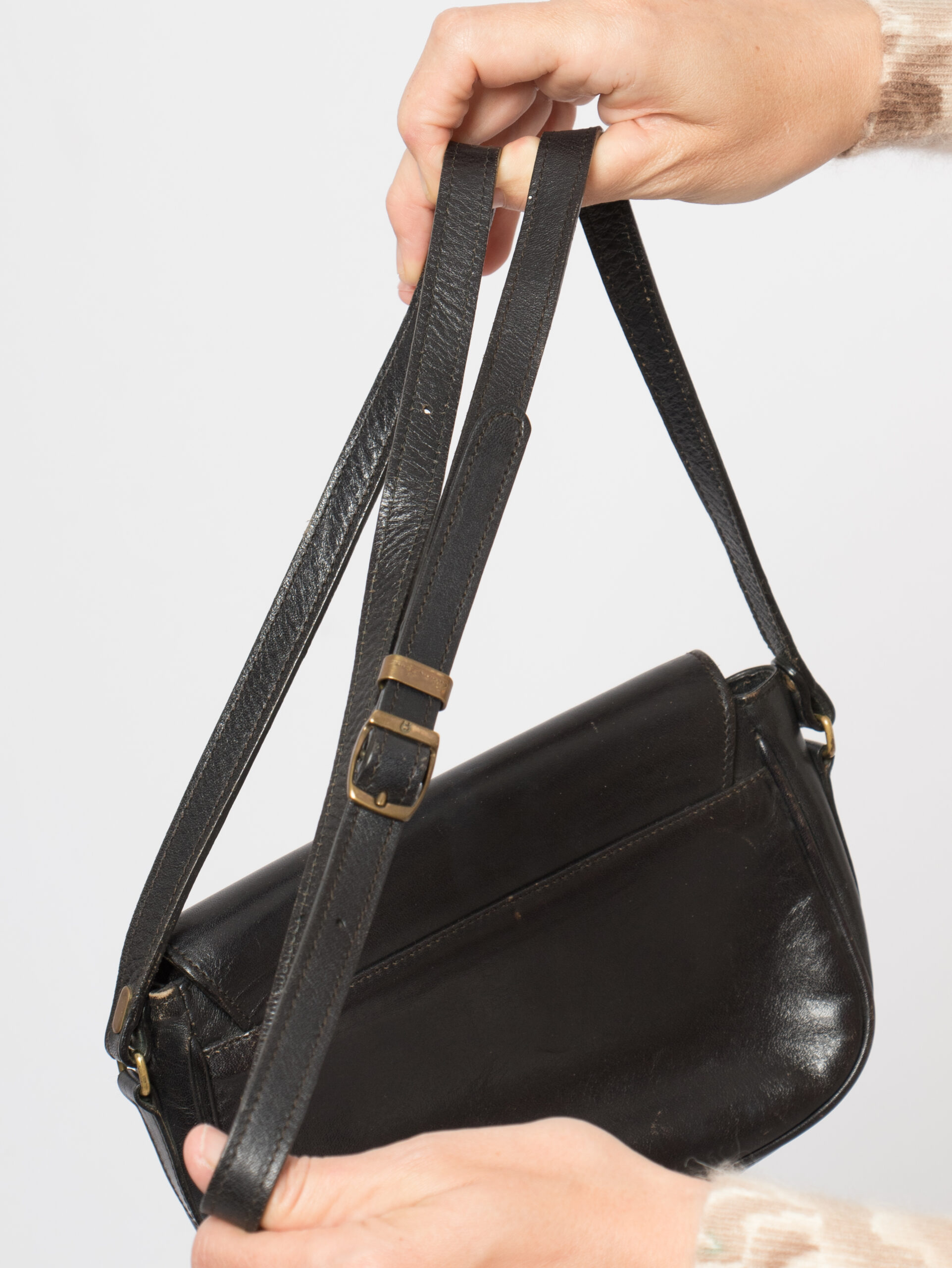 Vintage Etienne Aigner Long Strap Shoulder Bag Vintage Etienne Aigner Long Strap Shoulder Bag - Image 2