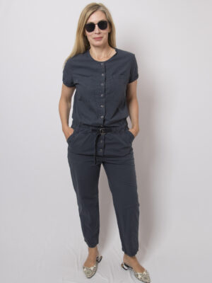Vintage 90s Y2K Blue Cotton Jumpsuit