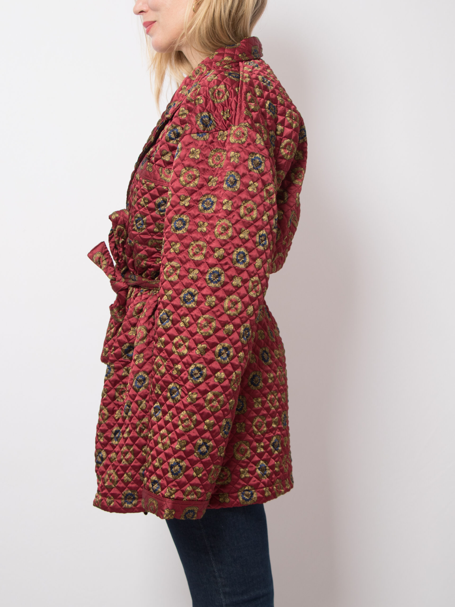 Vintage Quilted Smoking Jacket Vintage Quilted Smoking Jacket - Image 4