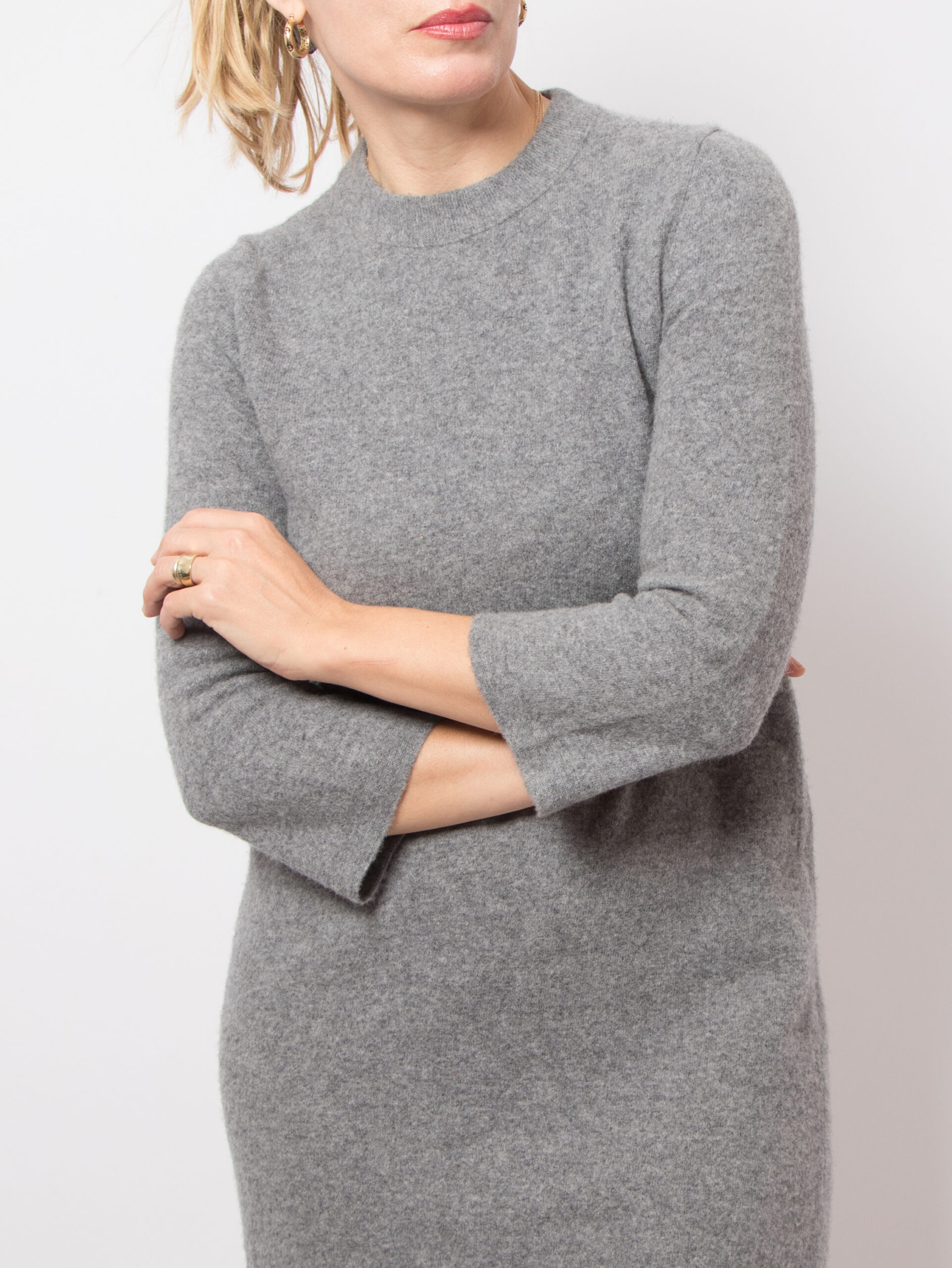 Minimalist Wool Sweater Dress Minimalist Wool Sweater Dress - Image 3