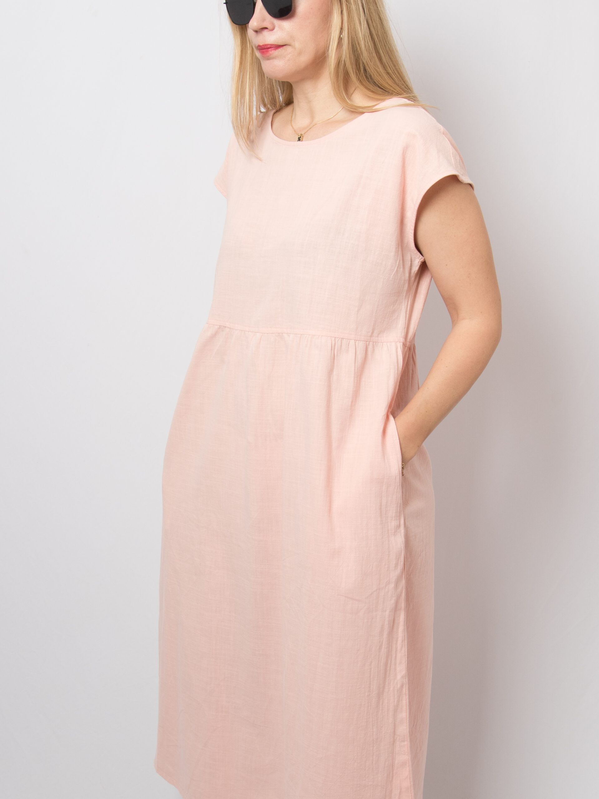 Vintage Peach Cotton Sundress Midi Vintage Peach Cotton Sundress Midi - Image 2