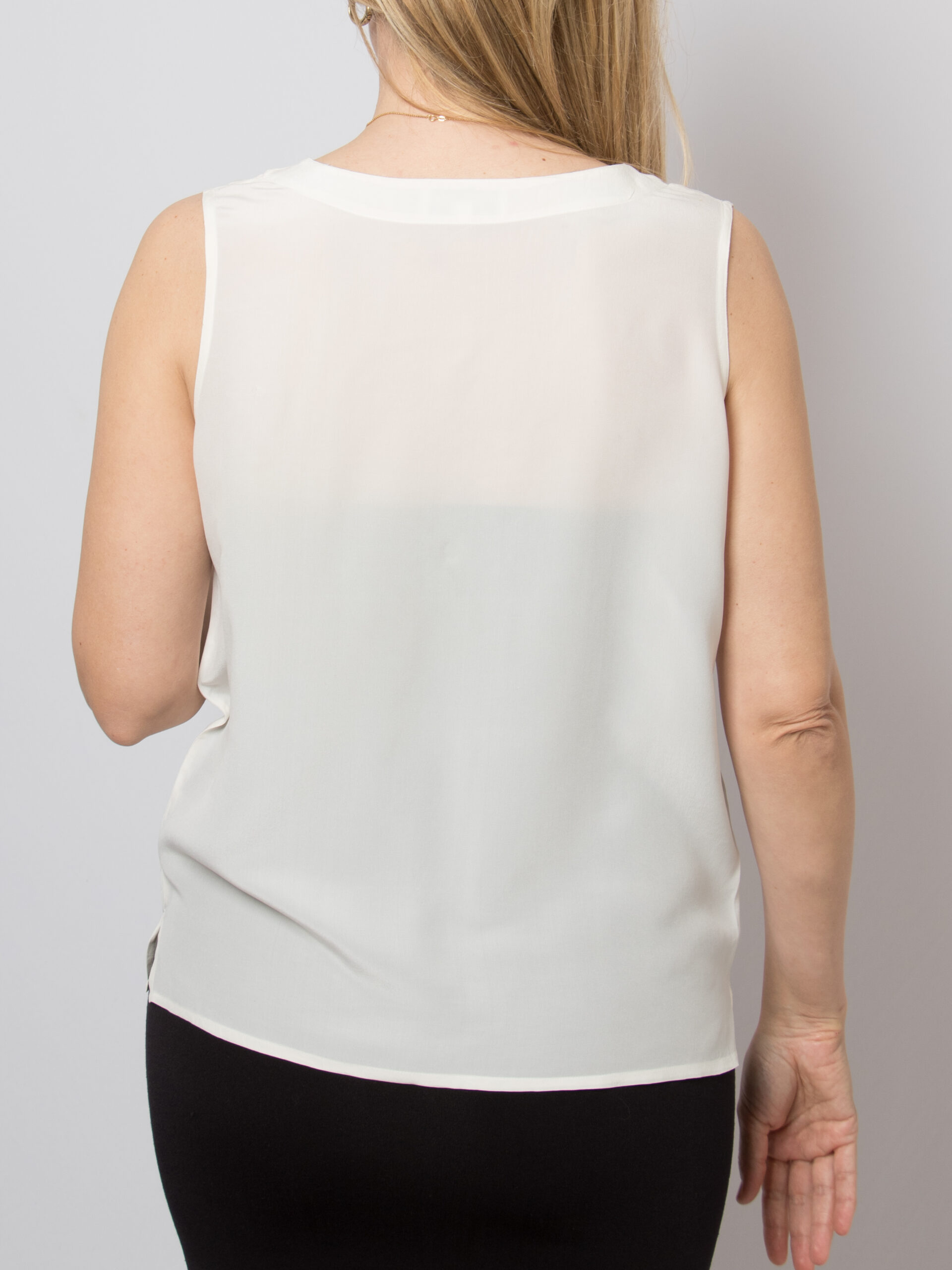 Vintage Ivory Silk Tank Top Vintage Ivory Silk Tank Top - Image 3