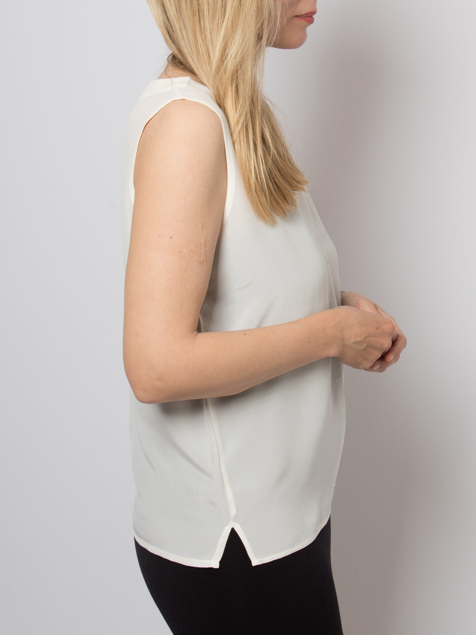 Vintage Ivory Silk Tank Top Vintage Ivory Silk Tank Top - Image 4