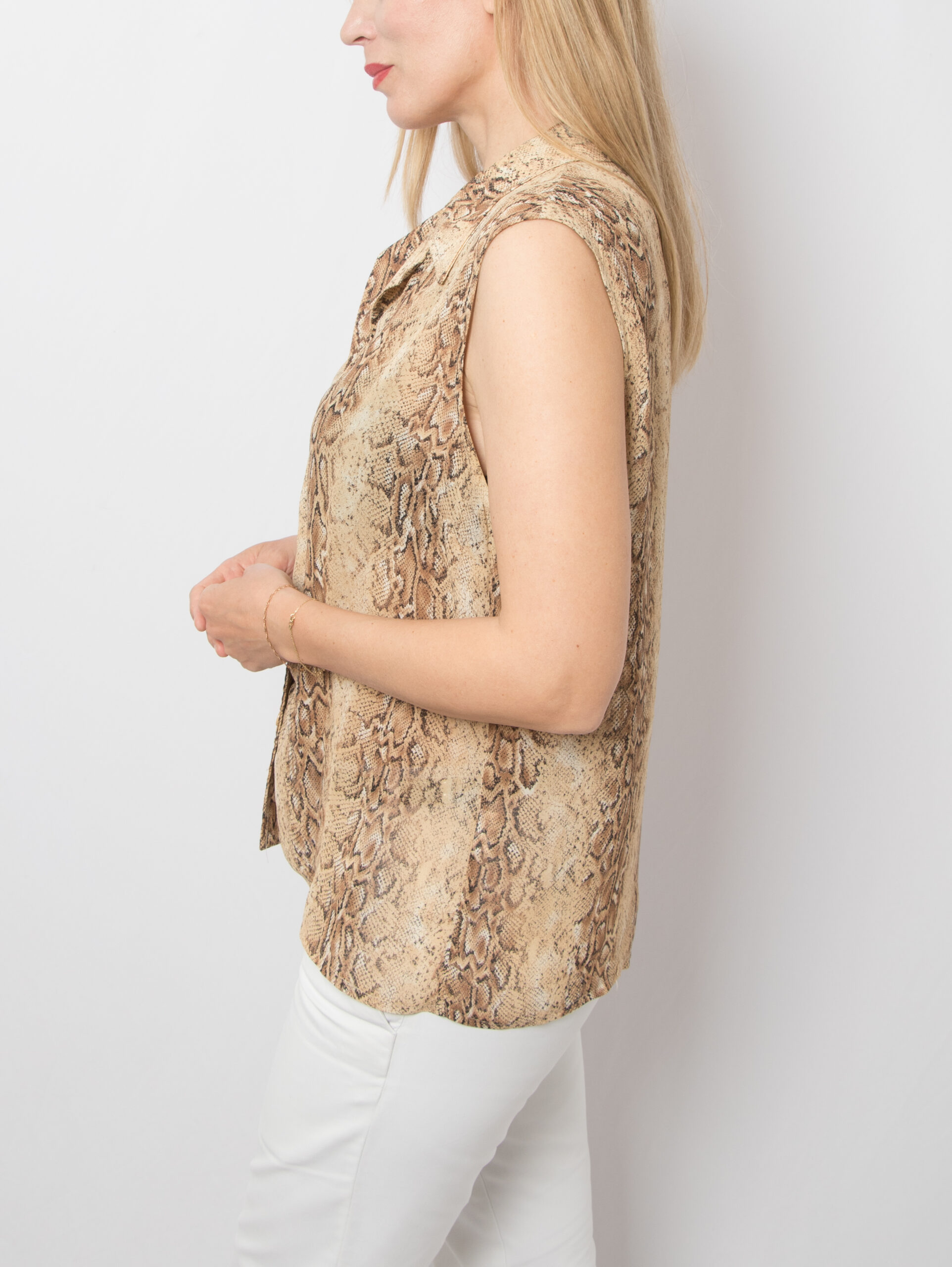 Alba Fornari Snake Print Blouse Alba Fornari Snake Print Blouse - Image 2