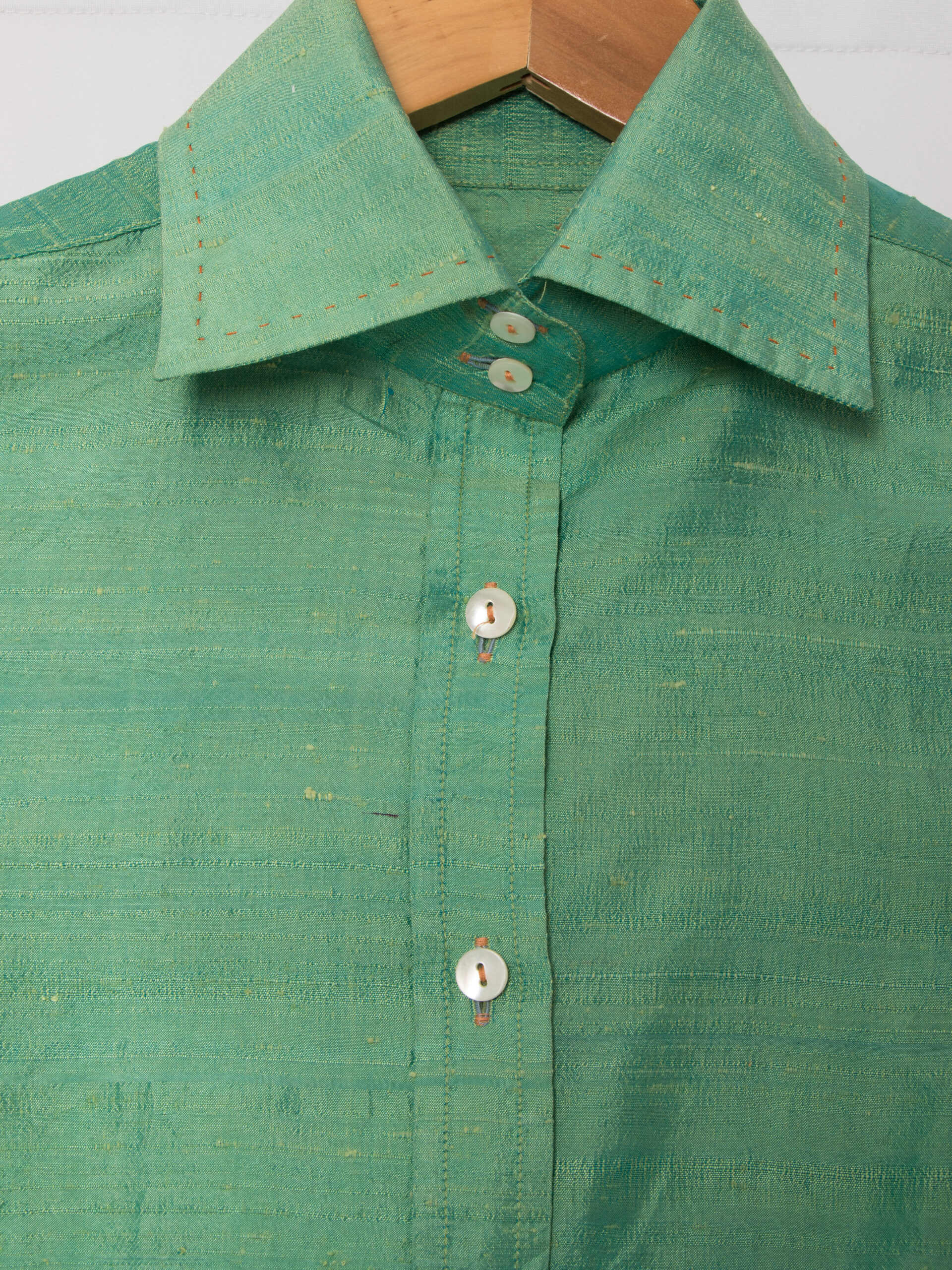 Guglielminotti Milano Dupioni Silk Blouse Guglielminotti Milano Dupioni Silk Blouse - Image 5