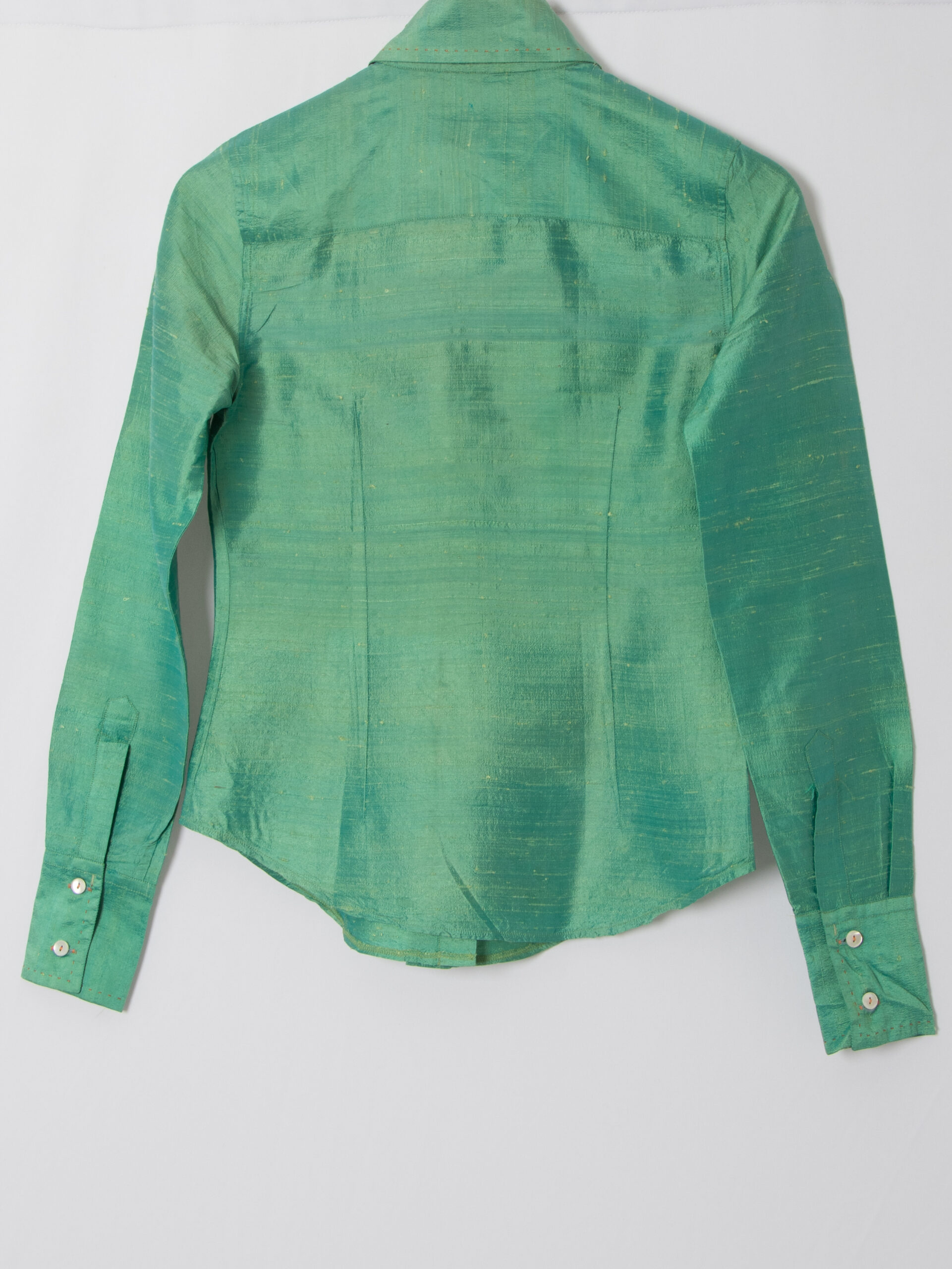 Guglielminotti Milano Dupioni Silk Blouse Guglielminotti Milano Dupioni Silk Blouse - Image 7