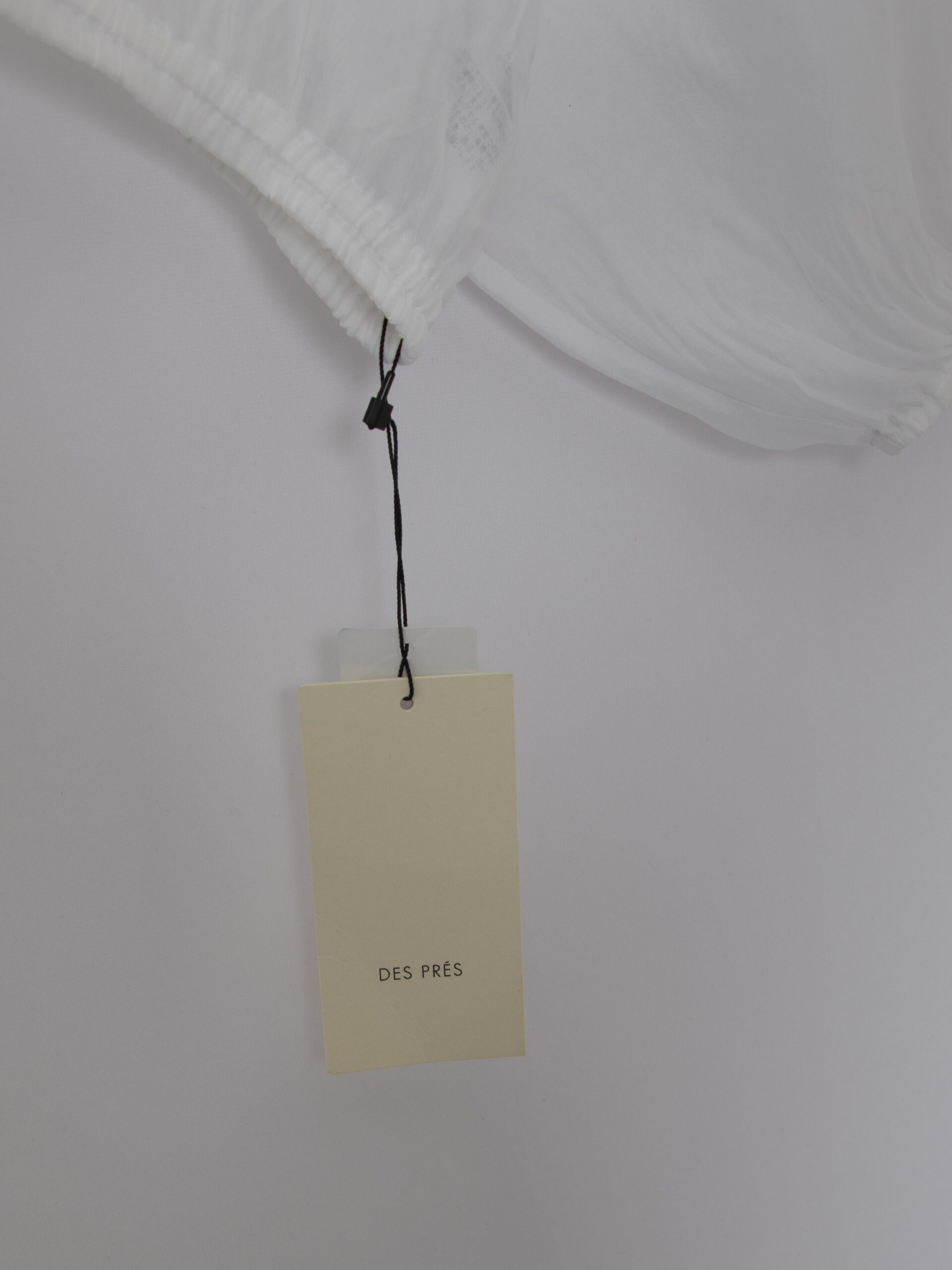 DES PRES Silk Blend Sheer Bolero Ballon Sleeves DES PRES Silk Blend Sheer Bolero Ballon Sleeves - Image 10