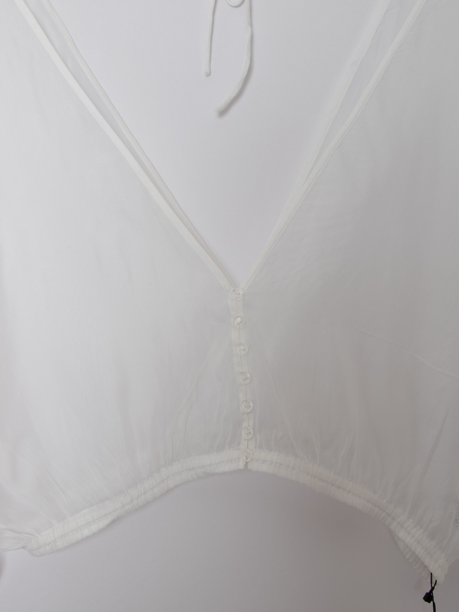 DES PRES Silk Blend Sheer Bolero Ballon Sleeves DES PRES Silk Blend Sheer Bolero Ballon Sleeves - Image 12