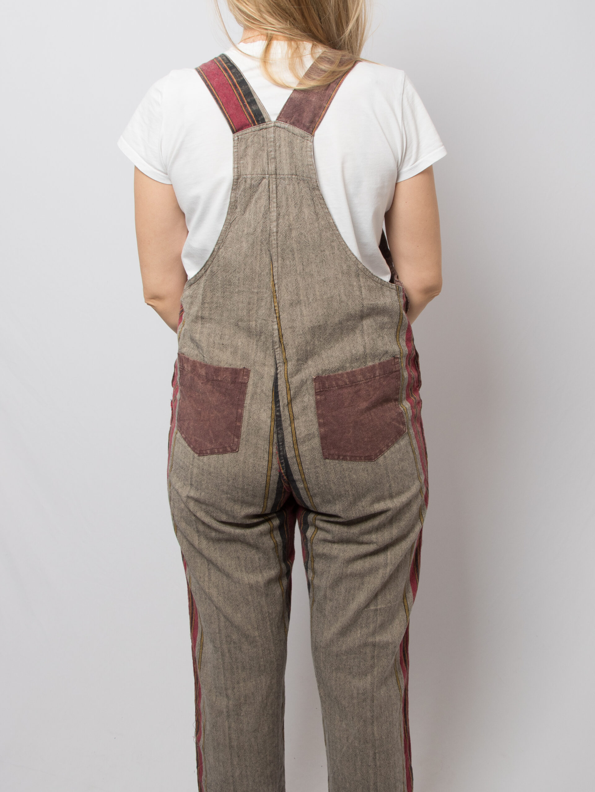 Vintage Patchwork Dungarees Overall Vintage Patchwork Dungarees Overall - Image 4