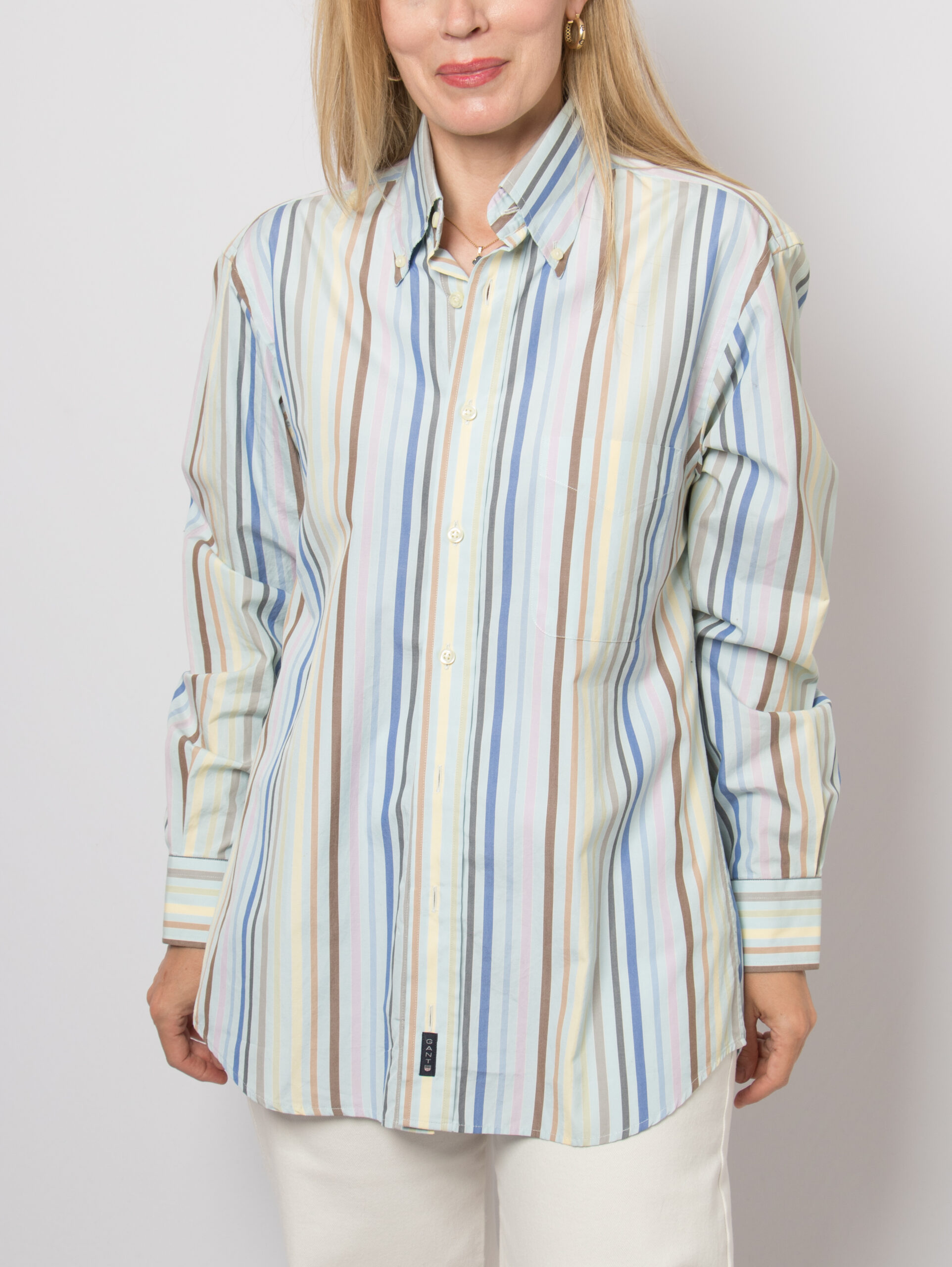 GANT 90s Multistripe Button Down Shirt GANT 90s Multistripe Button Down Shirt - Image 2