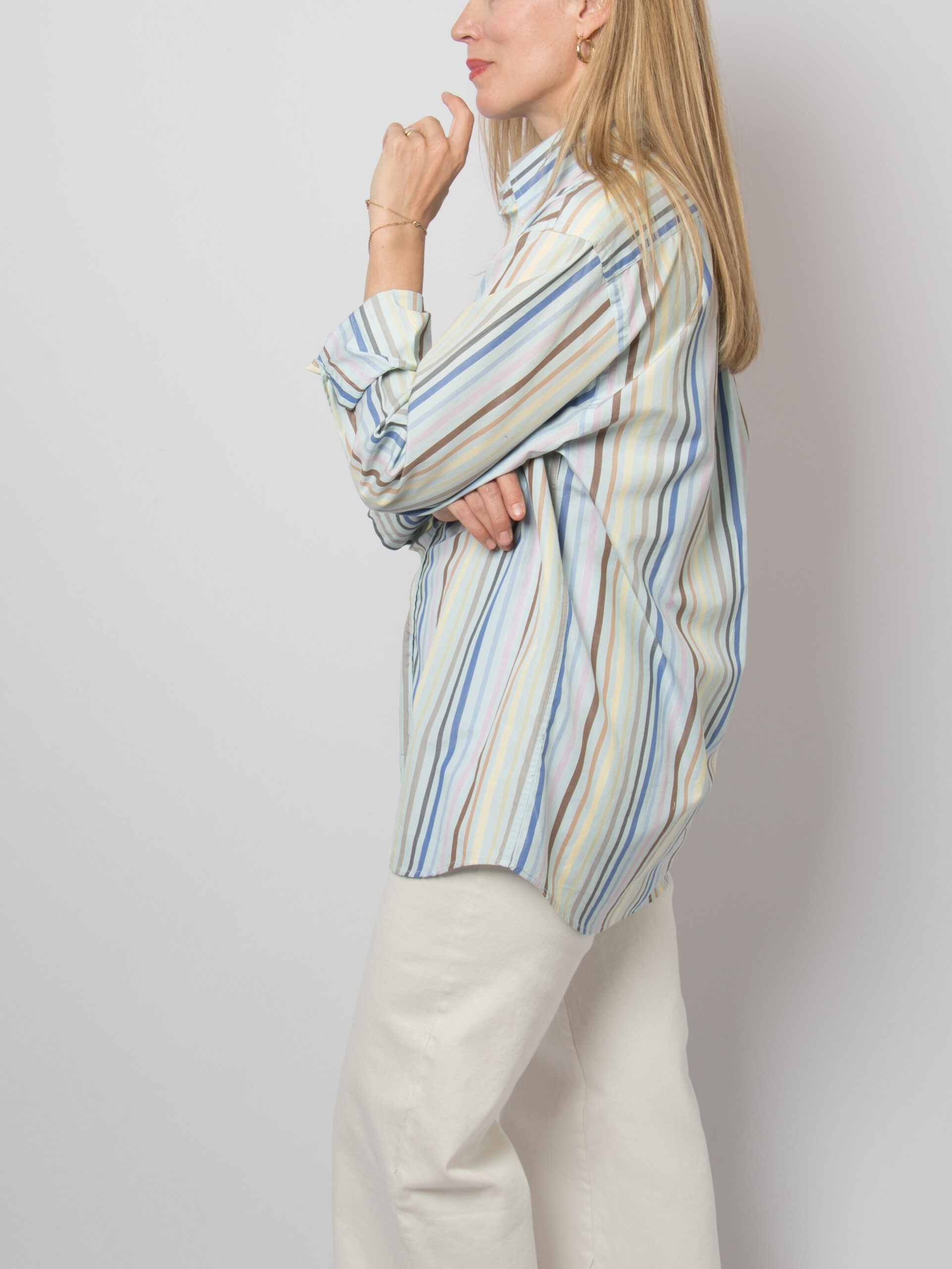 GANT 90s Multistripe Button Down Shirt GANT 90s Multistripe Button Down Shirt - Image 3