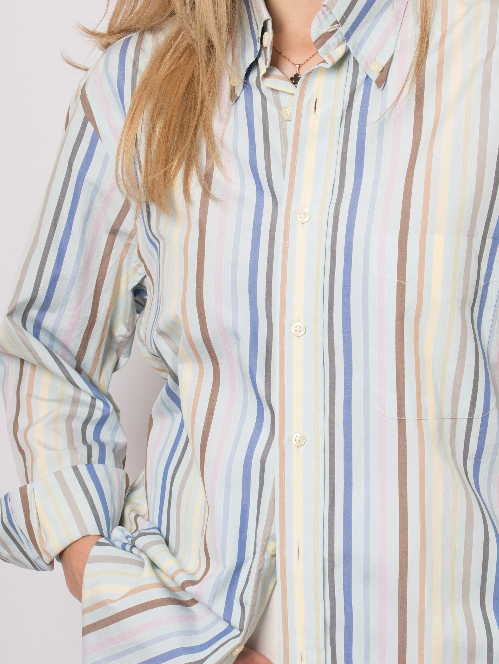 GANT 90s Multistripe Button Down Shirt GANT 90s Multistripe Button Down Shirt - Image 6