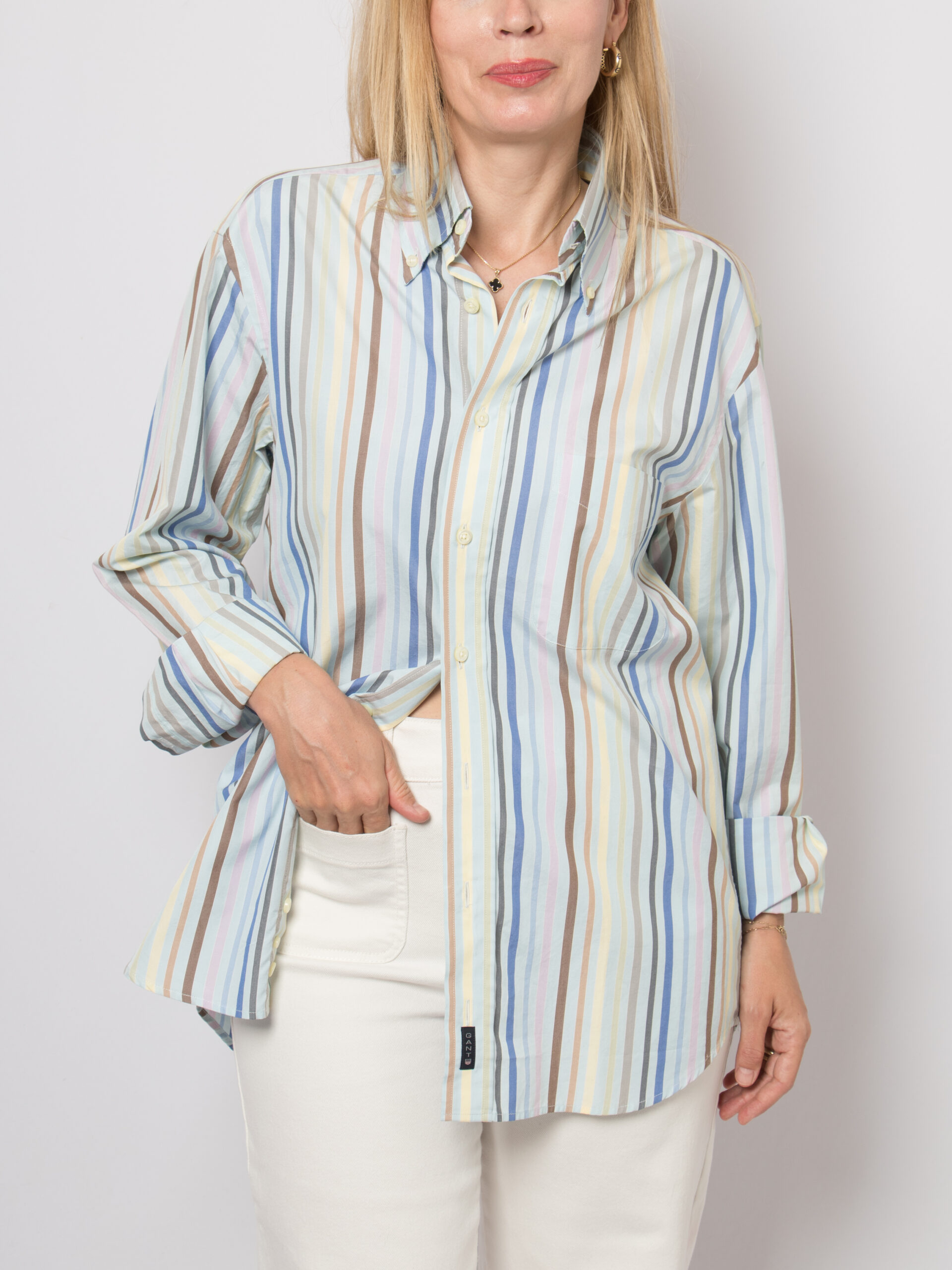GANT 90s Multistripe Button Down Shirt GANT 90s Multistripe Button Down Shirt