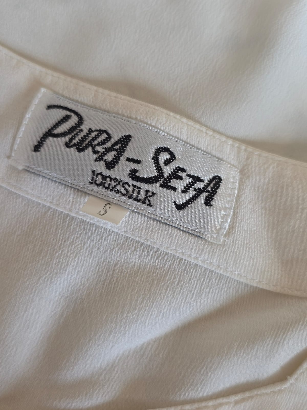 Vintage Ivory Silk Tank Top Vintage Ivory Silk Tank Top - Image 5