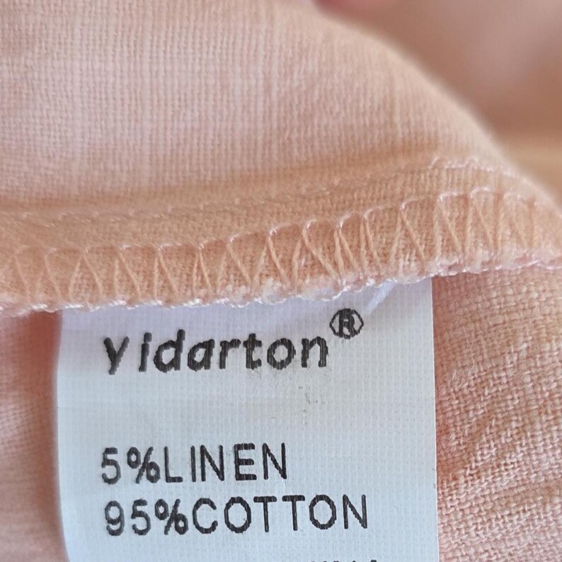 Vintage Peach Cotton Sundress Midi Vintage Peach Cotton Sundress Midi - Image 4