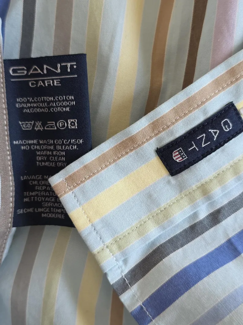 GANT 90s Multistripe Button Down Shirt GANT 90s Multistripe Button Down Shirt - Image 8