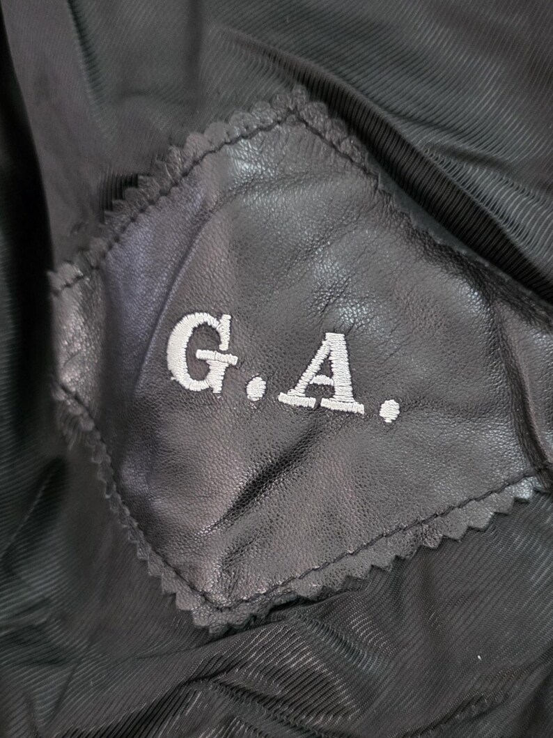 90s Long Black Leather Trench Coat 90s Long Black Leather Trench Coat - Image 9