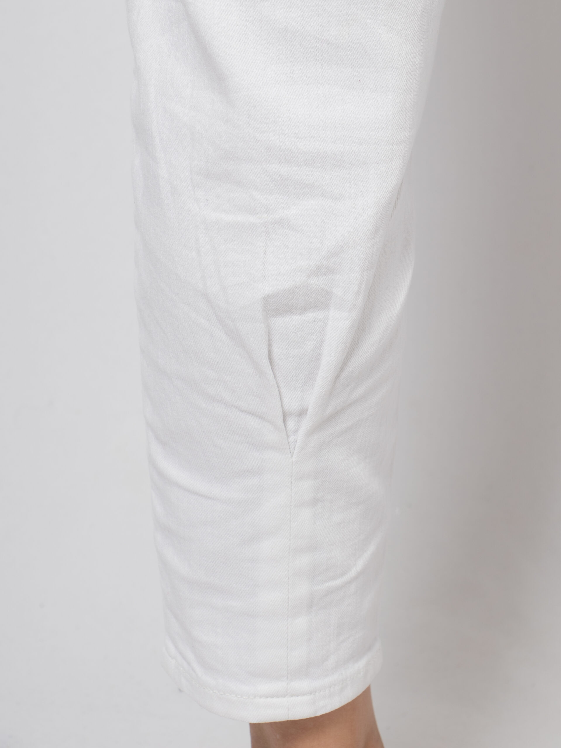 PNTS White High Waist Mom Trousers PNTS White High Waist Mom Trousers - Image 6