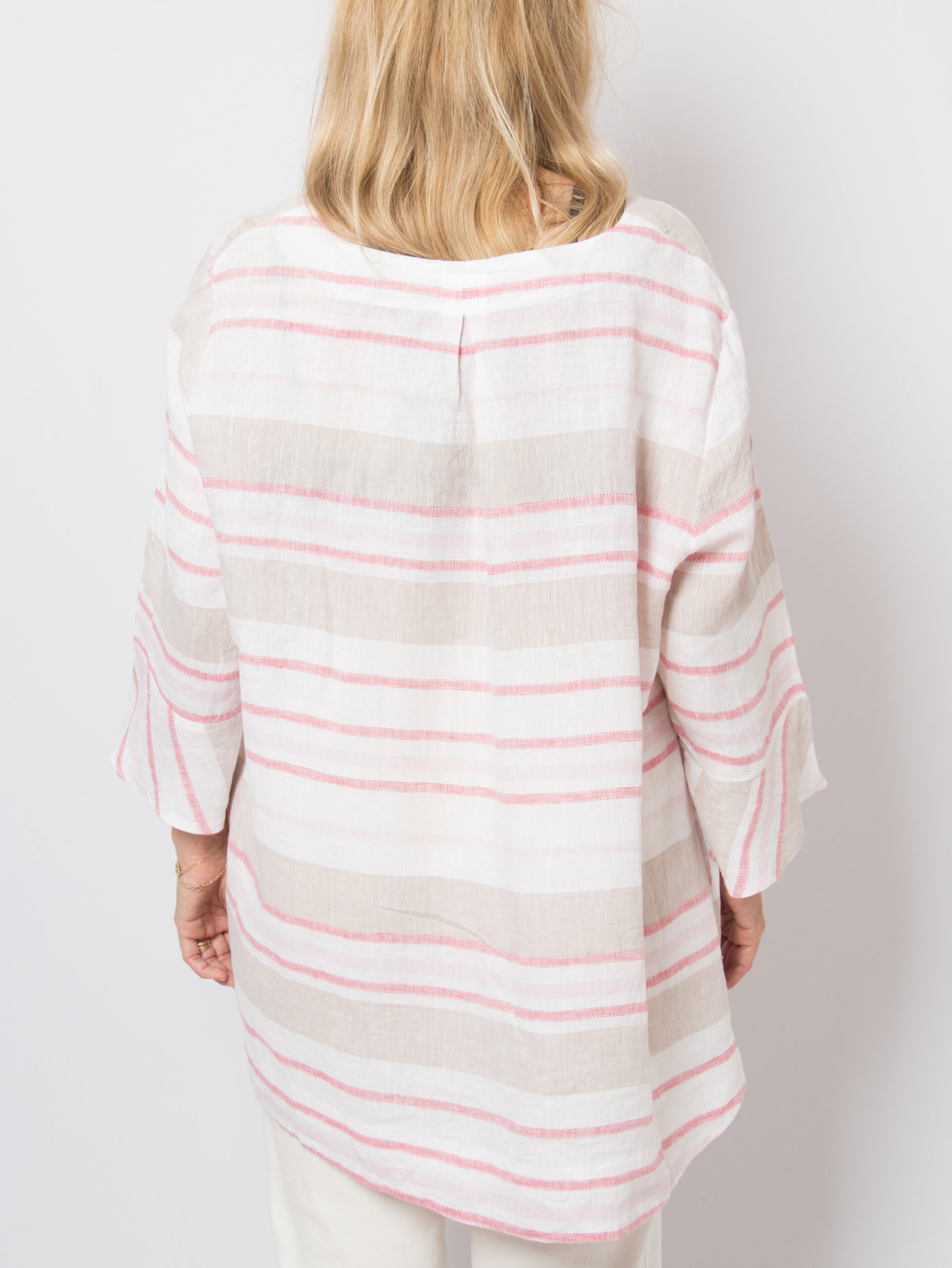Vintage Striped Linen Tunic Resort Vintage Striped Linen Tunic Resort - Image 5