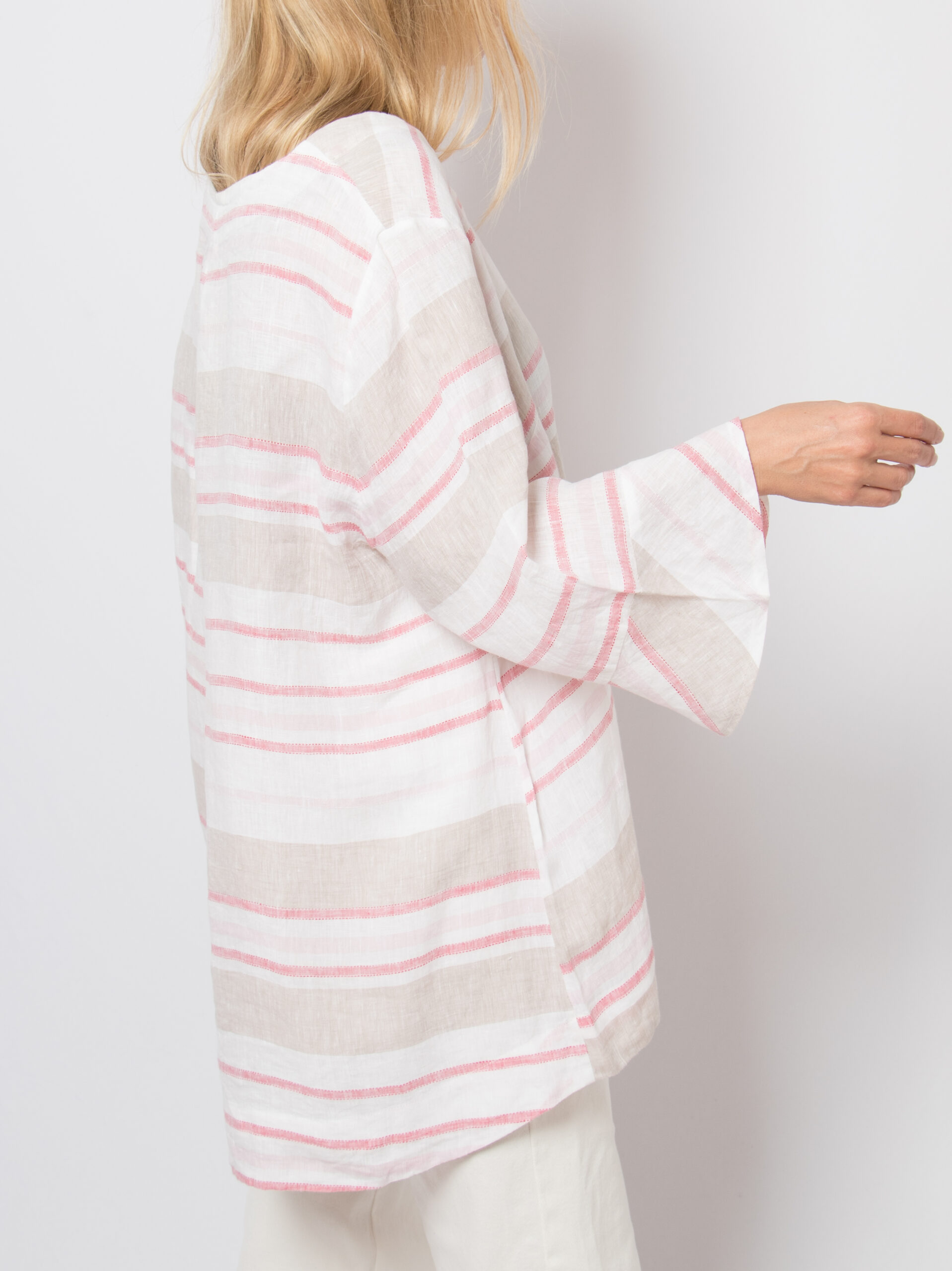Vintage Striped Linen Tunic Resort Vintage Striped Linen Tunic Resort - Image 6