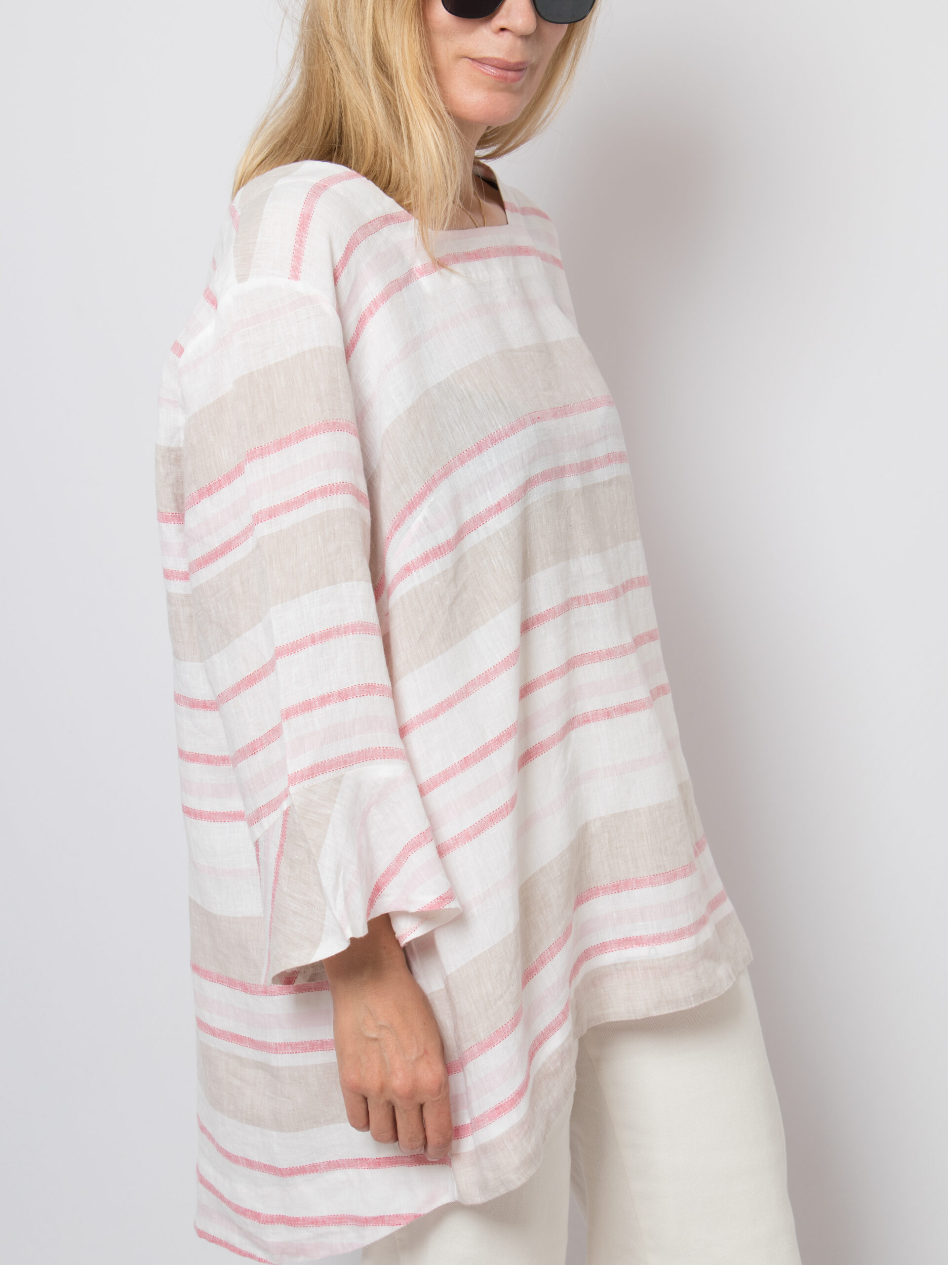 Vintage Striped Linen Tunic Resort Vintage Striped Linen Tunic Resort - Image 7