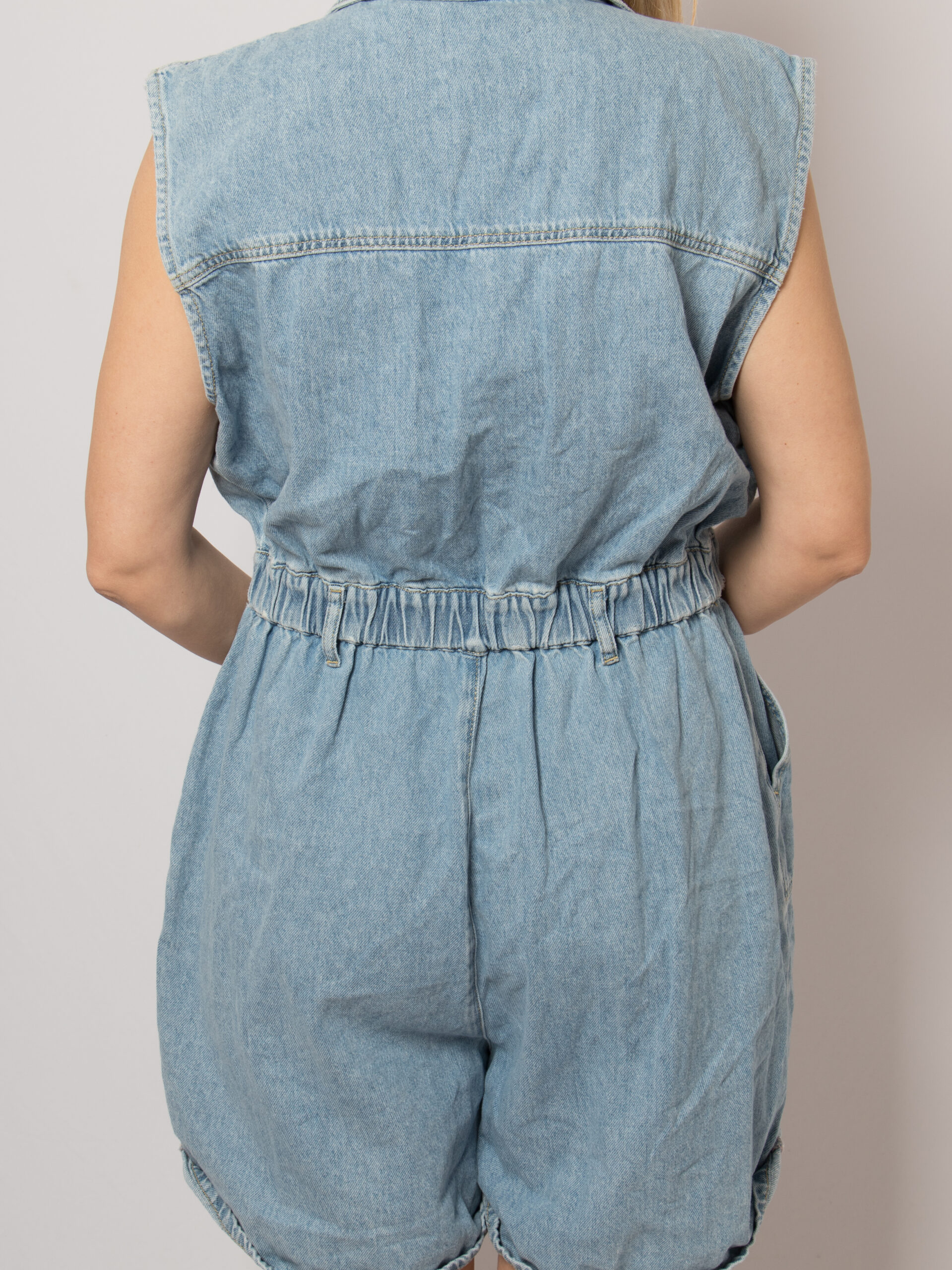 90s Denim Romper Jinglers by CA 90s Denim Romper Jinglers by CA - Image 3