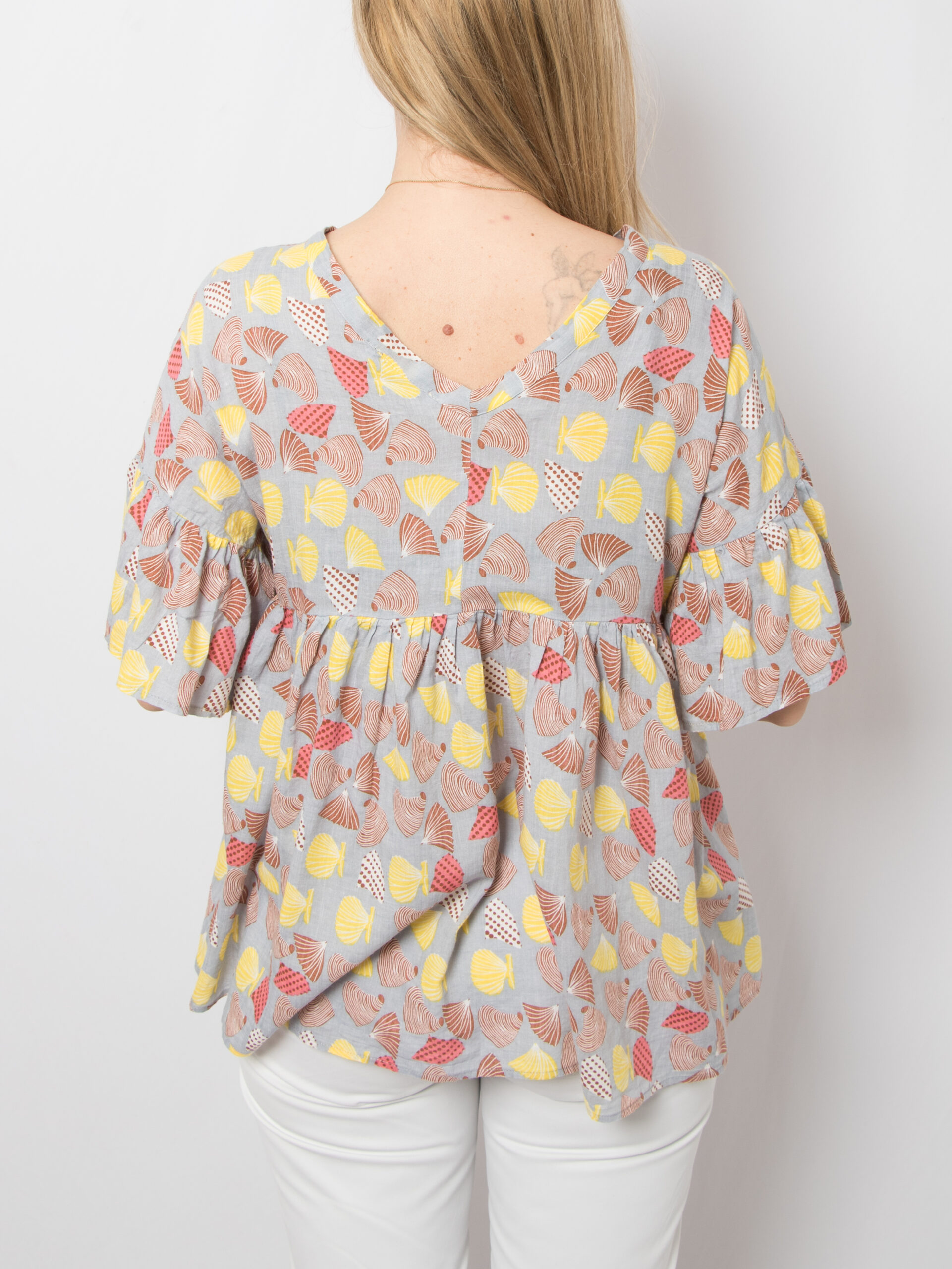 Proposta Shell Ruffle Sleeve Blouse Proposta Shell Ruffle Sleeve Blouse - Image 5