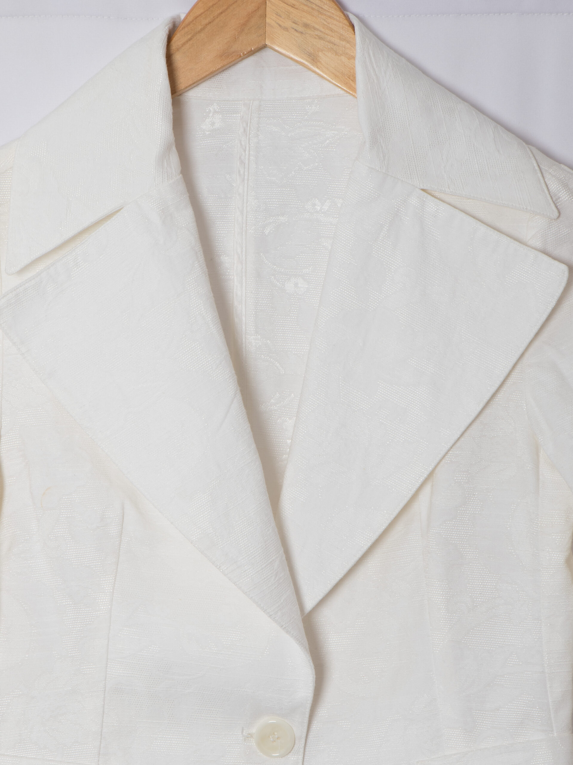 Gruppo B White Brocade Wedding Suit Gruppo B White Brocade Wedding Suit - Image 9