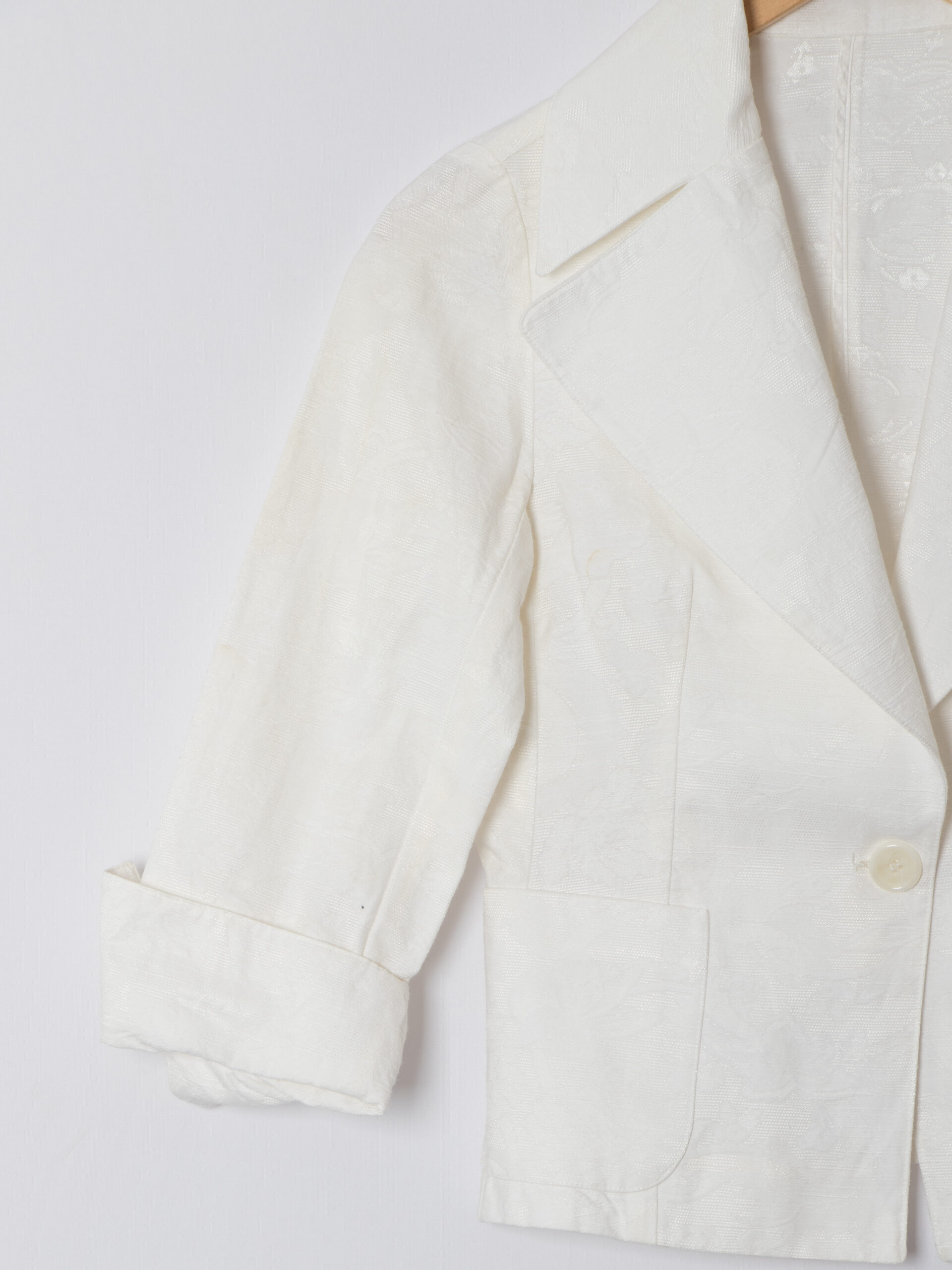 Gruppo B White Brocade Wedding Suit Gruppo B White Brocade Wedding Suit - Image 10