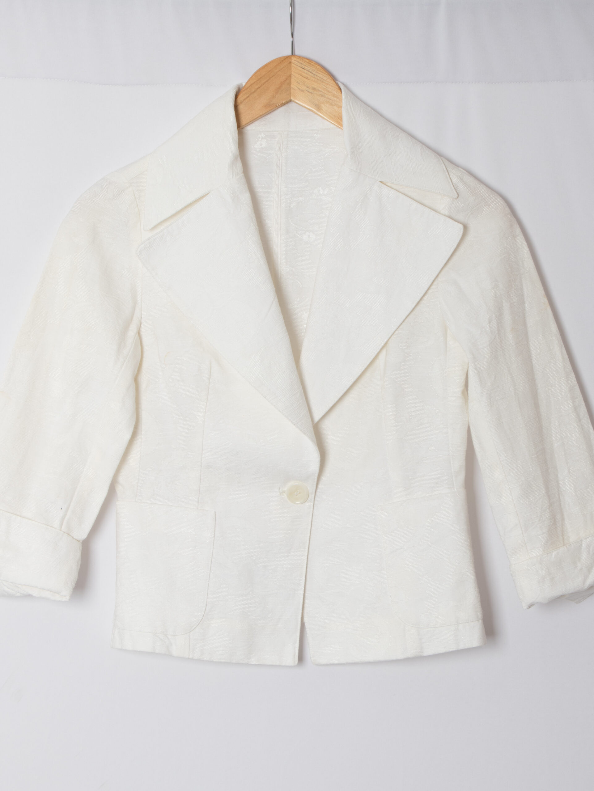 Gruppo B White Brocade Wedding Suit Gruppo B White Brocade Wedding Suit - Image 11