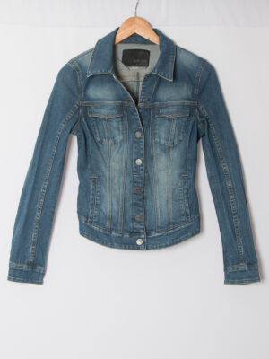 DKNY Jeans Asymmetric Hem Denim Jacket