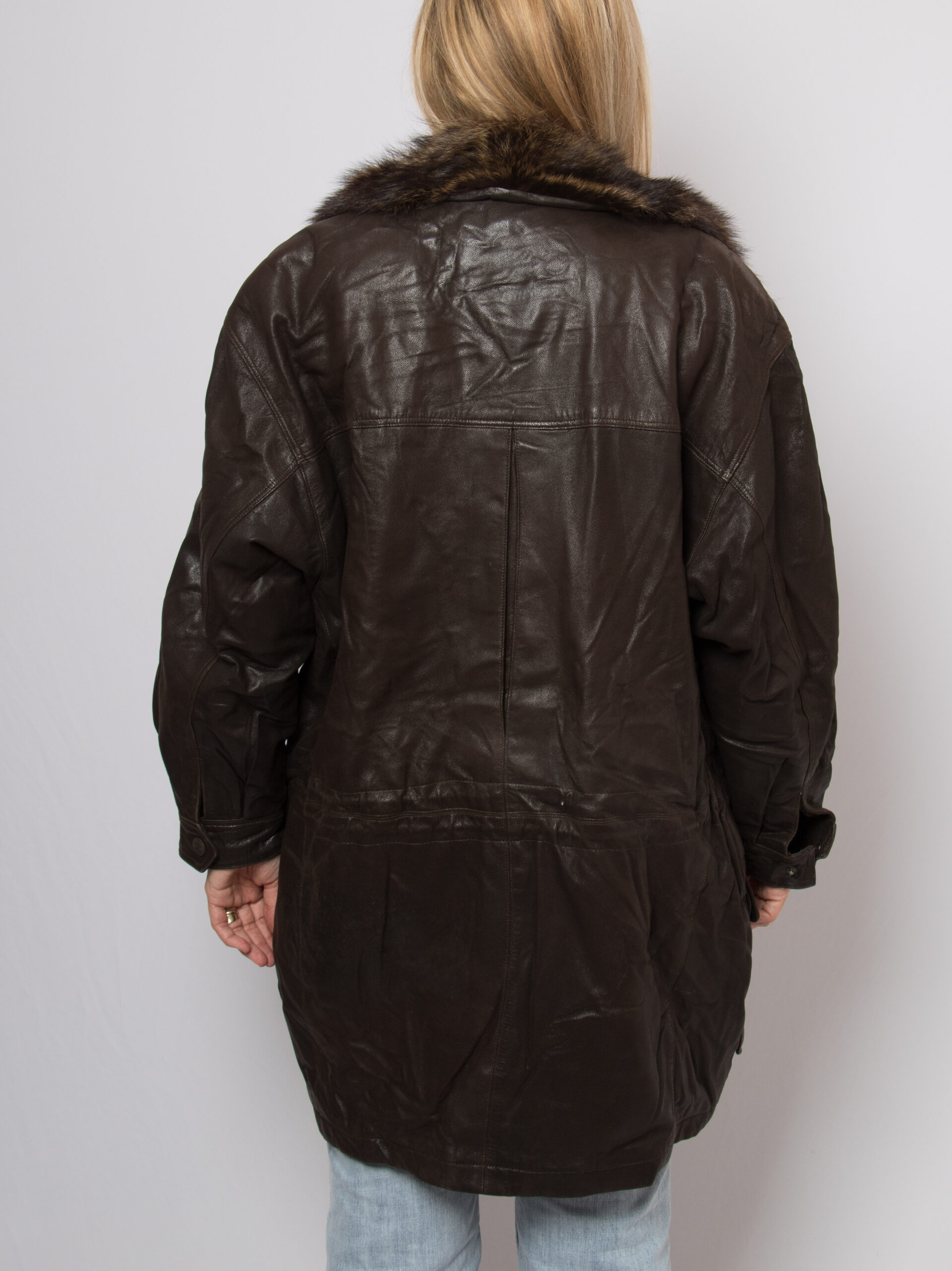 90s Waxed Leather Parka JOBIS 90s Waxed Leather Parka JOBIS - Image 5
