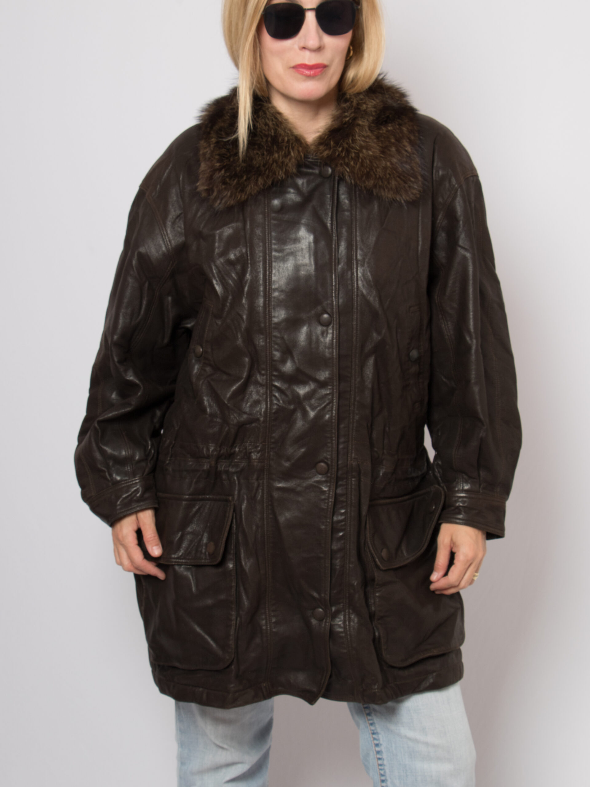 90s Waxed Leather Parka JOBIS 90s Waxed Leather Parka JOBIS - Image 7