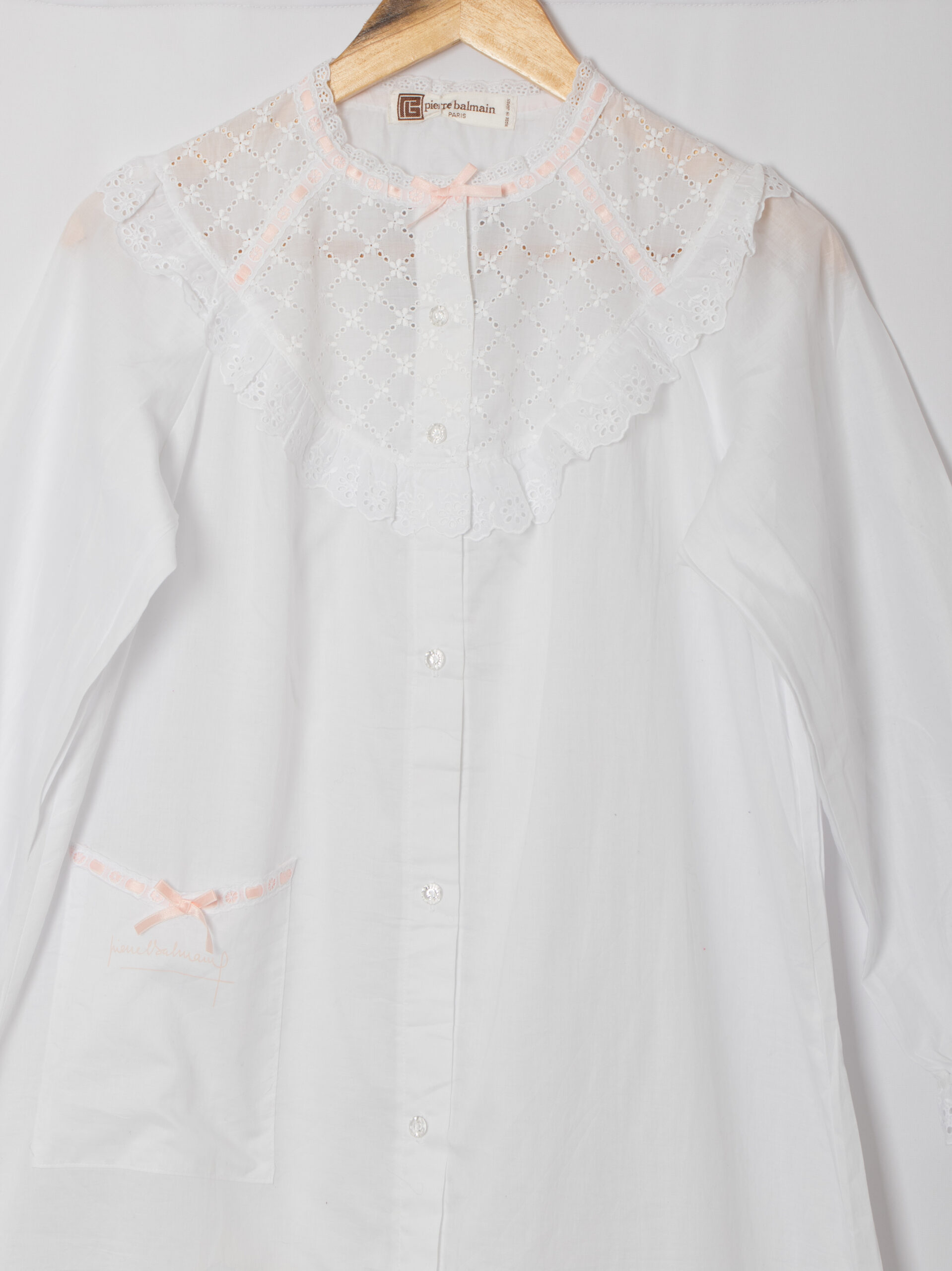Vintage Pierre Balmain Paris Maxi Nightgown Vintage Pierre Balmain Paris Maxi Nightgown - Image 8