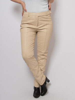 Nude Leather Pants by Steffen Schraut