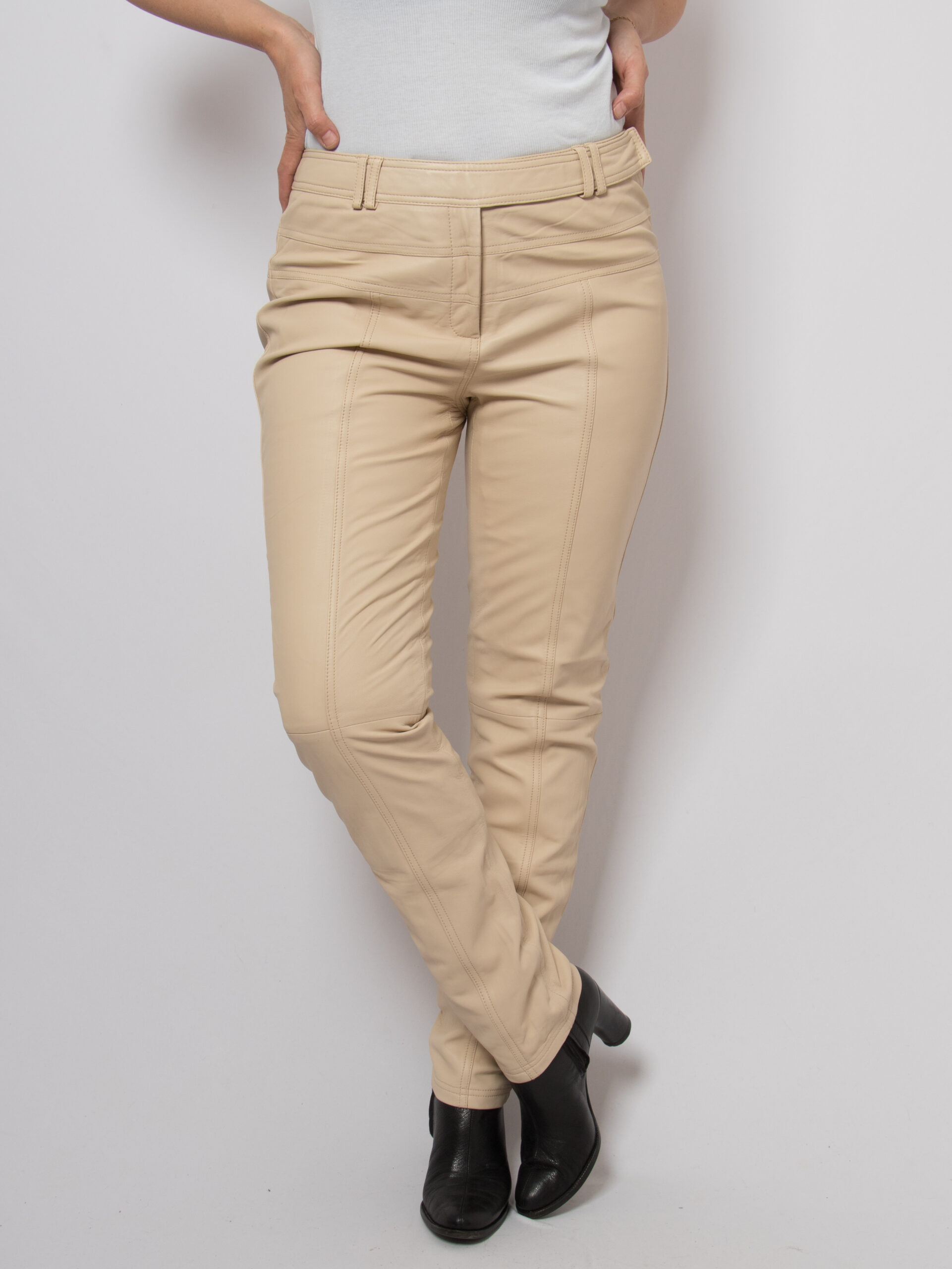 Nude Leather Pants by Steffen Schraut Nude Leather Pants by Steffen Schraut
