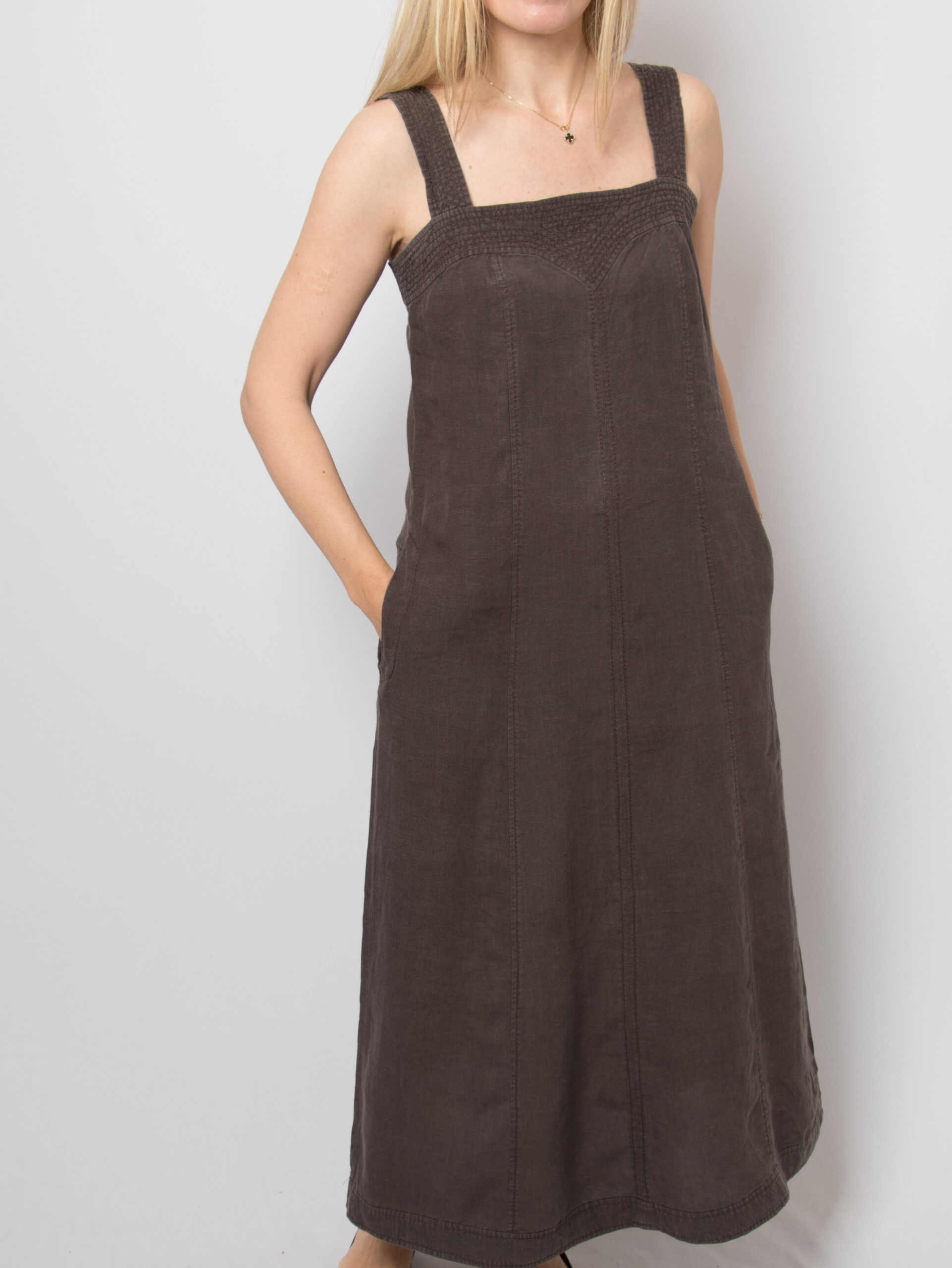 Weekend Max Mara Linen Maxi Dress Weekend Max Mara Linen Maxi Dress - Image 2