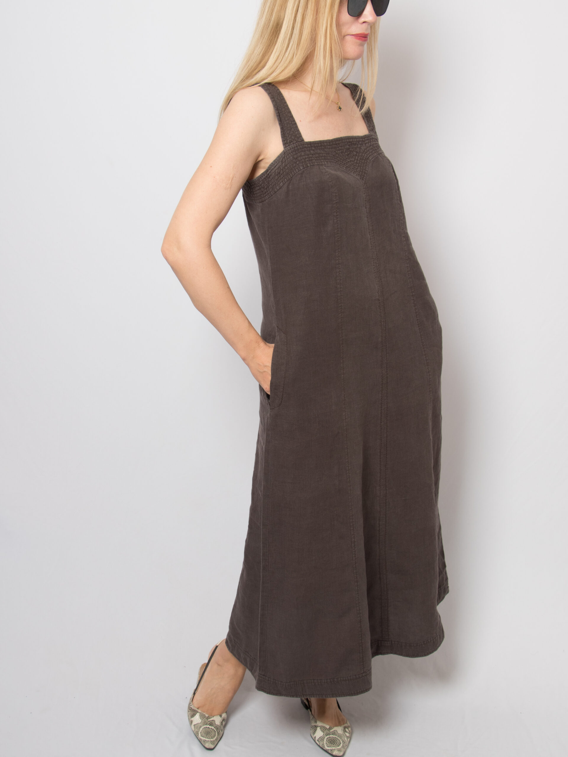Weekend Max Mara Linen Maxi Dress Weekend Max Mara Linen Maxi Dress - Image 3