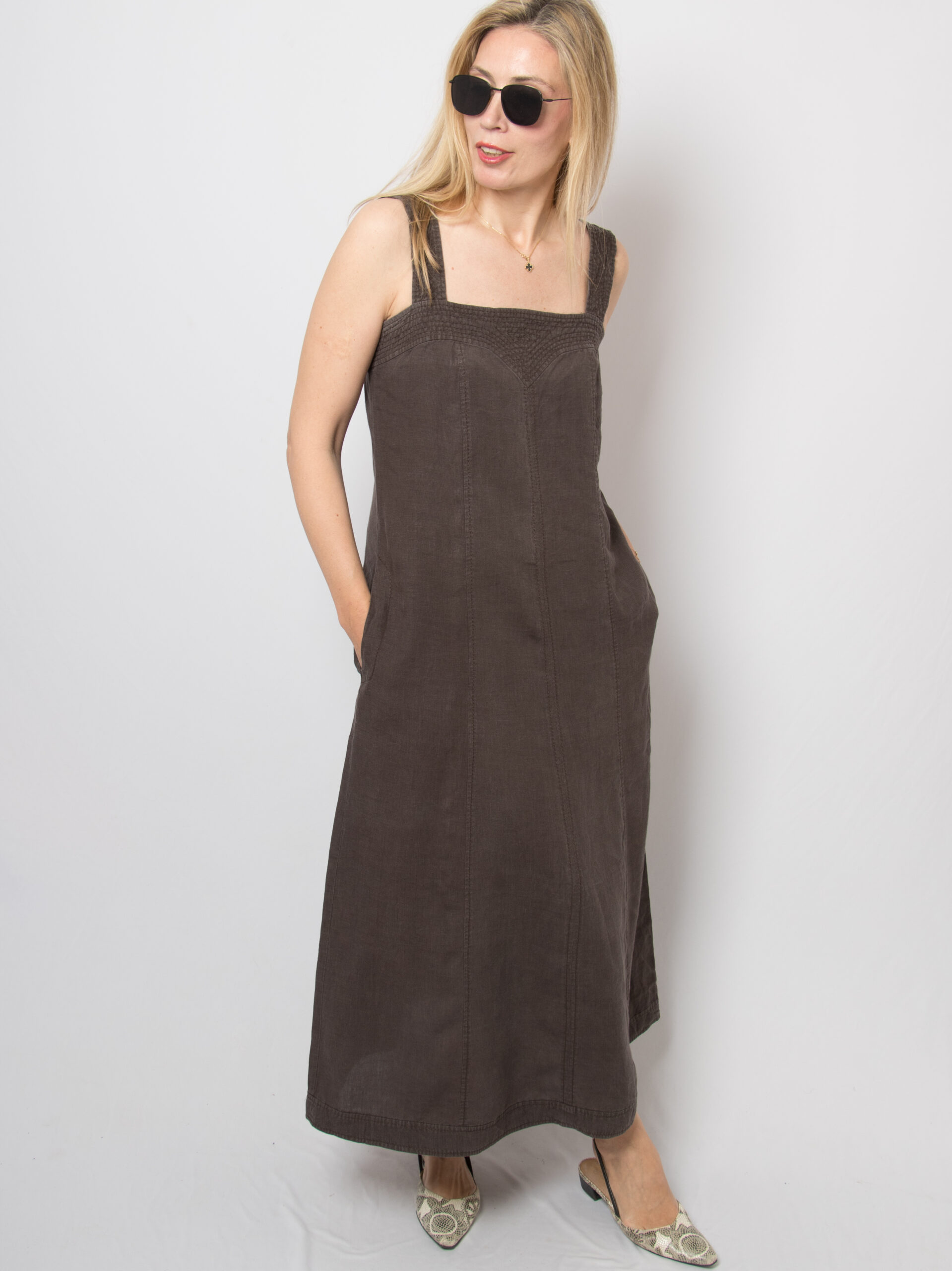Weekend Max Mara Linen Maxi Dress Weekend Max Mara Linen Maxi Dress - Image 8