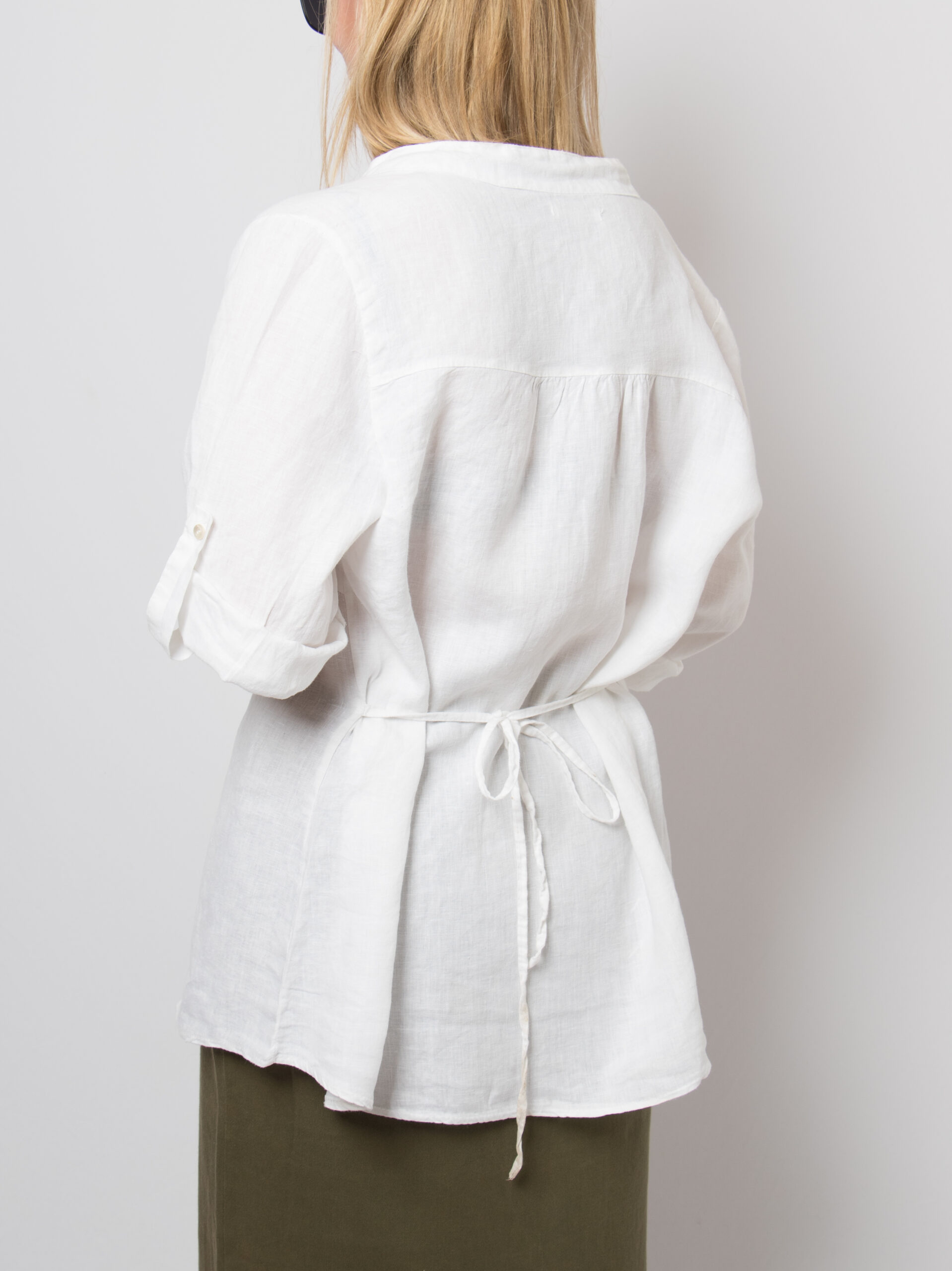Vitnage Lina Tomei White Linen Tunic Vitnage Lina Tomei White Linen Tunic - Image 7