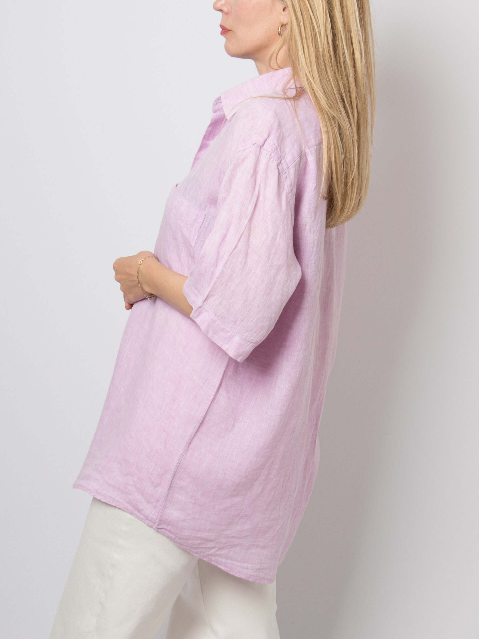 Vintage Mens Linen Shirt by RENATO BALESTRA Vintage Mens Linen Shirt by RENATO BALESTRA - Image 4