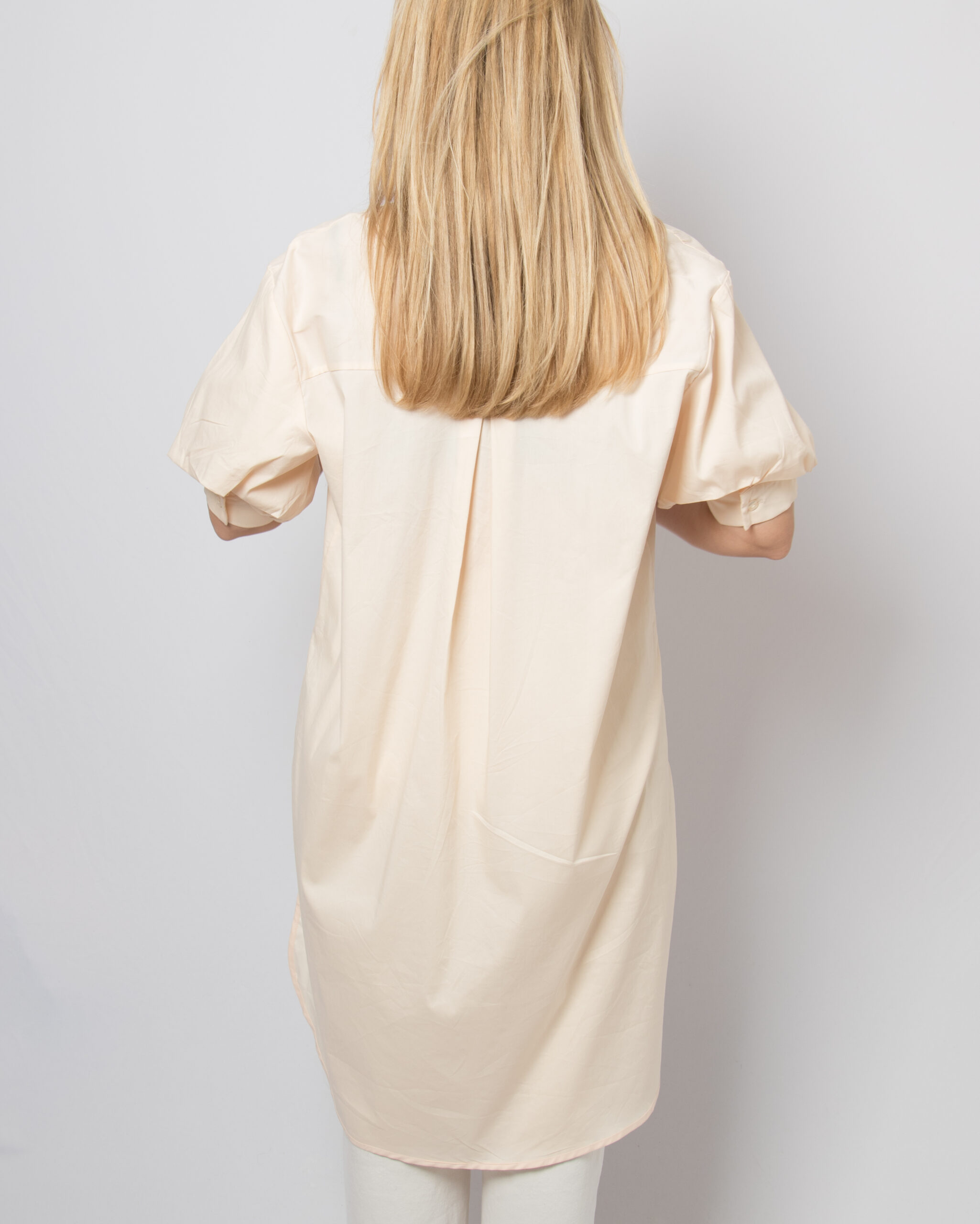 Alba Moda Oversized Blush Cotton Tunic Shirt Alba Moda Oversized Blush Cotton Tunic Shirt - Image 4