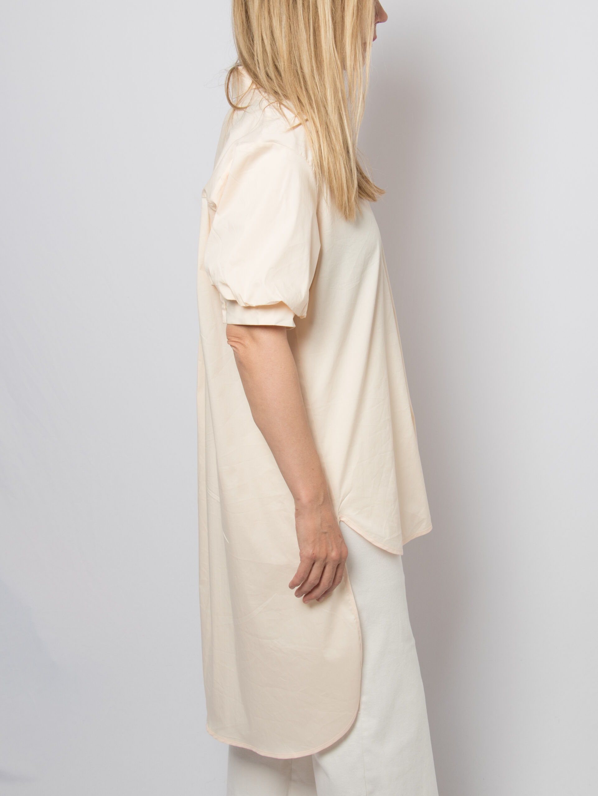 Alba Moda Oversized Blush Cotton Tunic Shirt Alba Moda Oversized Blush Cotton Tunic Shirt - Image 5