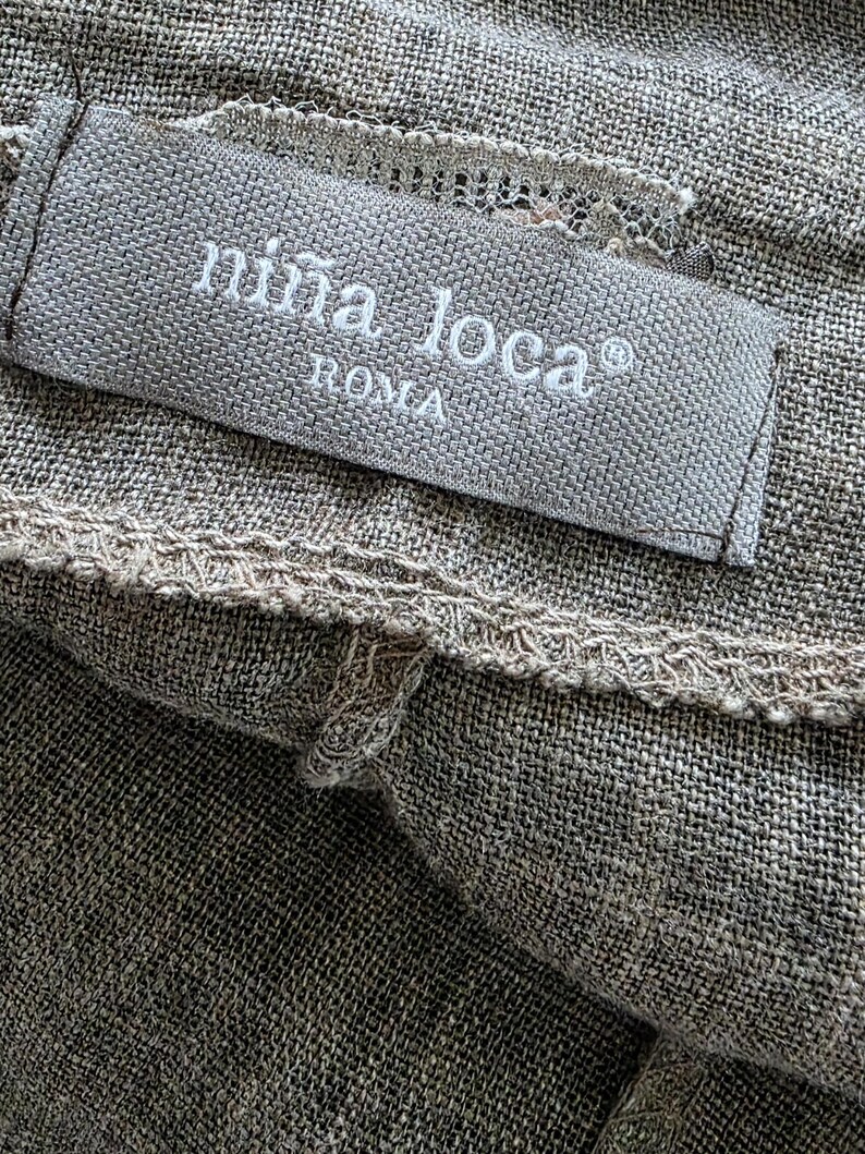 Nina Loca Roma Linen Military Jacket Nina Loca Roma Linen Military Jacket - Image 7